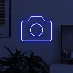 Camera Neon Sign, Camera LED Light, Photography Wall Art, Photo Studio Wall Decor, Kids Room Neon Light, Photographer Gift, Birthday Decor