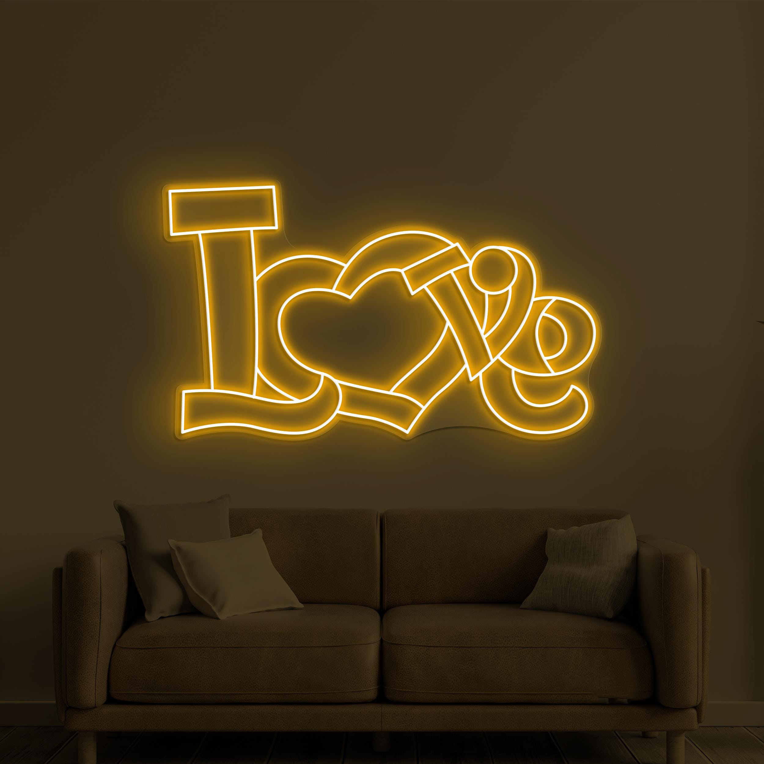 Love Neon Sign, Love LED Light, Love Logo Wall Art, Wedding Party Decor, Couple Neon Light, Romantic Neon Sign, Custom Neon Art, Couple Gift