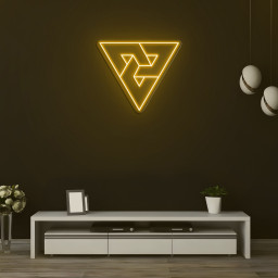 Triangles Neon Sign, Geometric LED Wall Art, Triangles Neon Light, Home & Office Decoration, Led Neon Light, Geometric Decor, Neon Sign,Gift