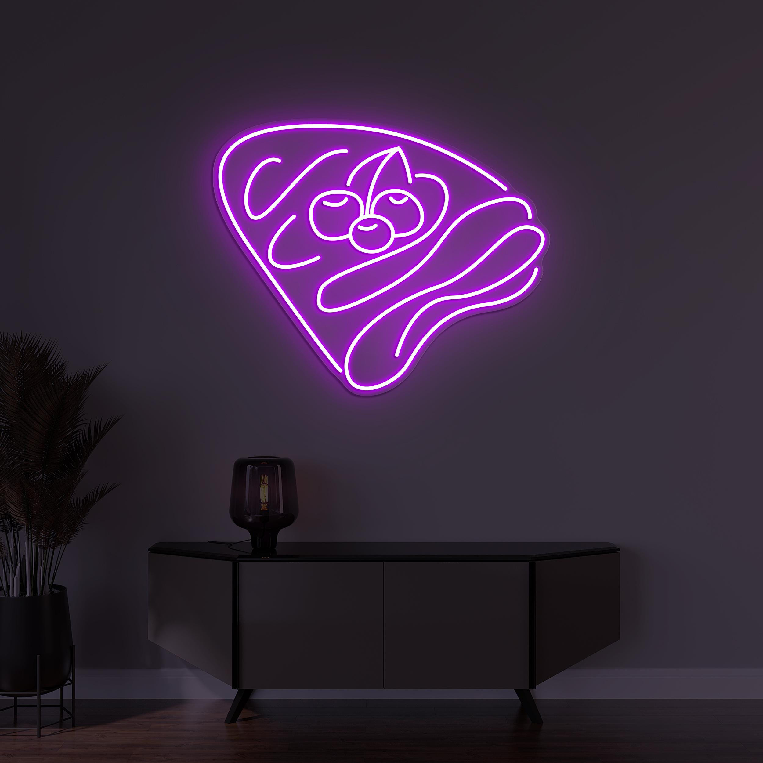 Crepe Neon Sign, Crepe LED Light, Dessert Wall Decor, Custom Neon Sign, Sweet Treat Wall Decor, Dessert Shop Wall Art, Yummy Crepe Sign