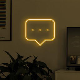 Chat Box Neon Sign, Chat Box LED Light, Speech Bubble Decor, Just Chatting Neon Light, Chat Bubble Neon Light, Message Decor, Home Wall Art