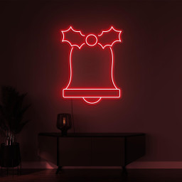 Jingle Bell Neon Sign, Jingle Bell LED Light, Christmas Bell Wall Decor, Custom Neon Sign, Home Wall Decor, Gift for New Year & Christmas