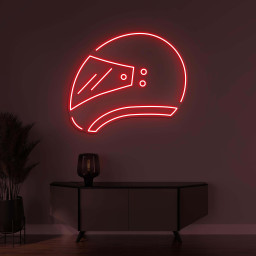 Helmet Neon Sign, Helmet LED Light, Motorcycle Helmet Wall Decor, Bike Rider Neon Sign, Boys Room Art, Bike Shop Decor, Led Neon Art, Gift
