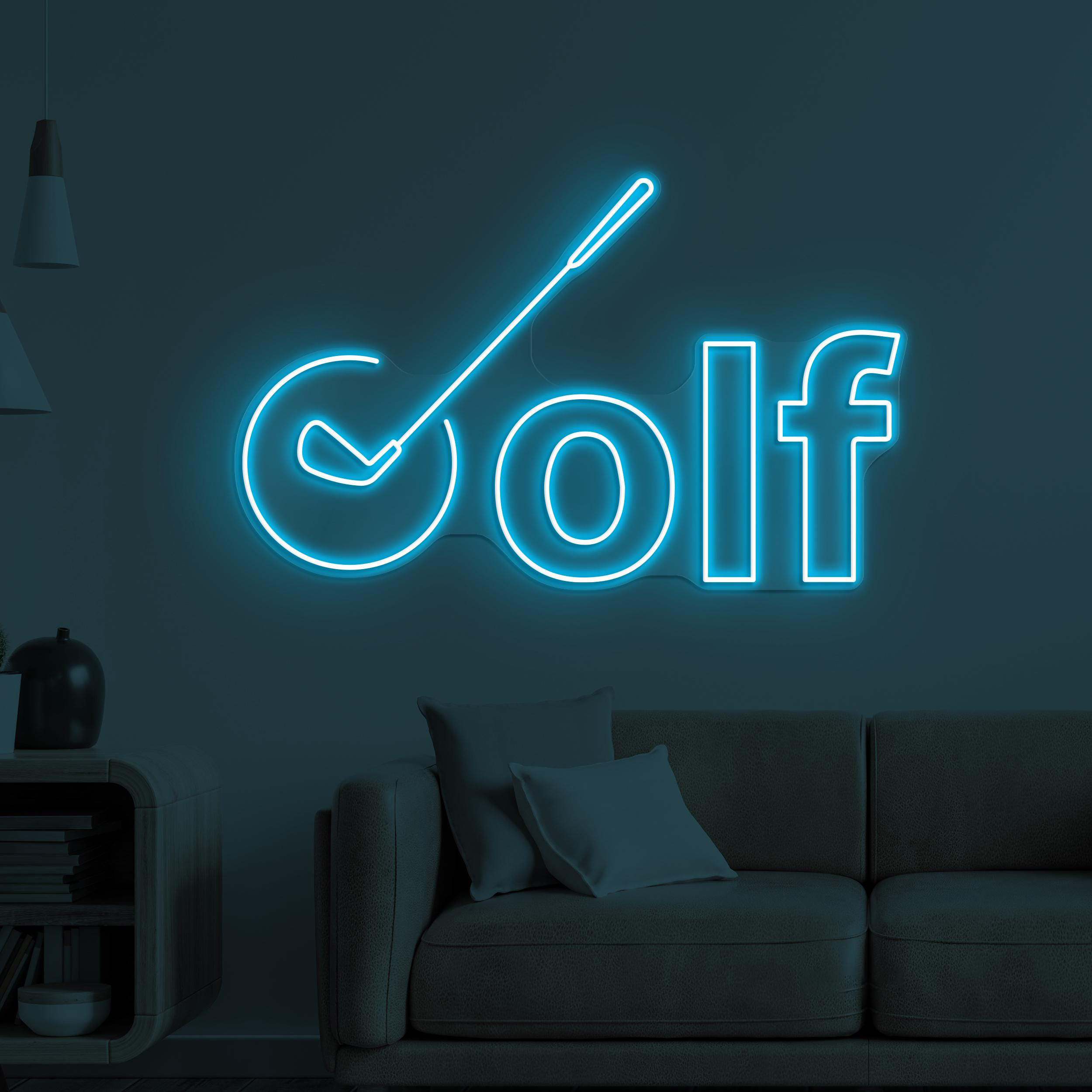 Golf Neon Sign, Golf LED Light, Golf Logo Wall Decor, Sports Shop Wall Art, Game Room Neon Light, Golf Club Neon Sign, Golf Lover Gift Idea