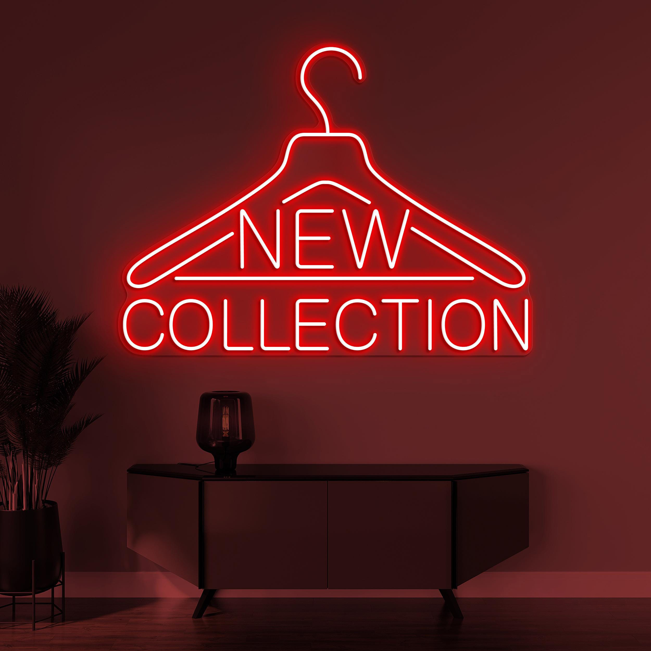 New Collection Neon Sign, New Collection LED Light, Fashion Wall Decor, Hanger Neon Art, New Arrivals Led Sign, Boutique Neon Wall Decor