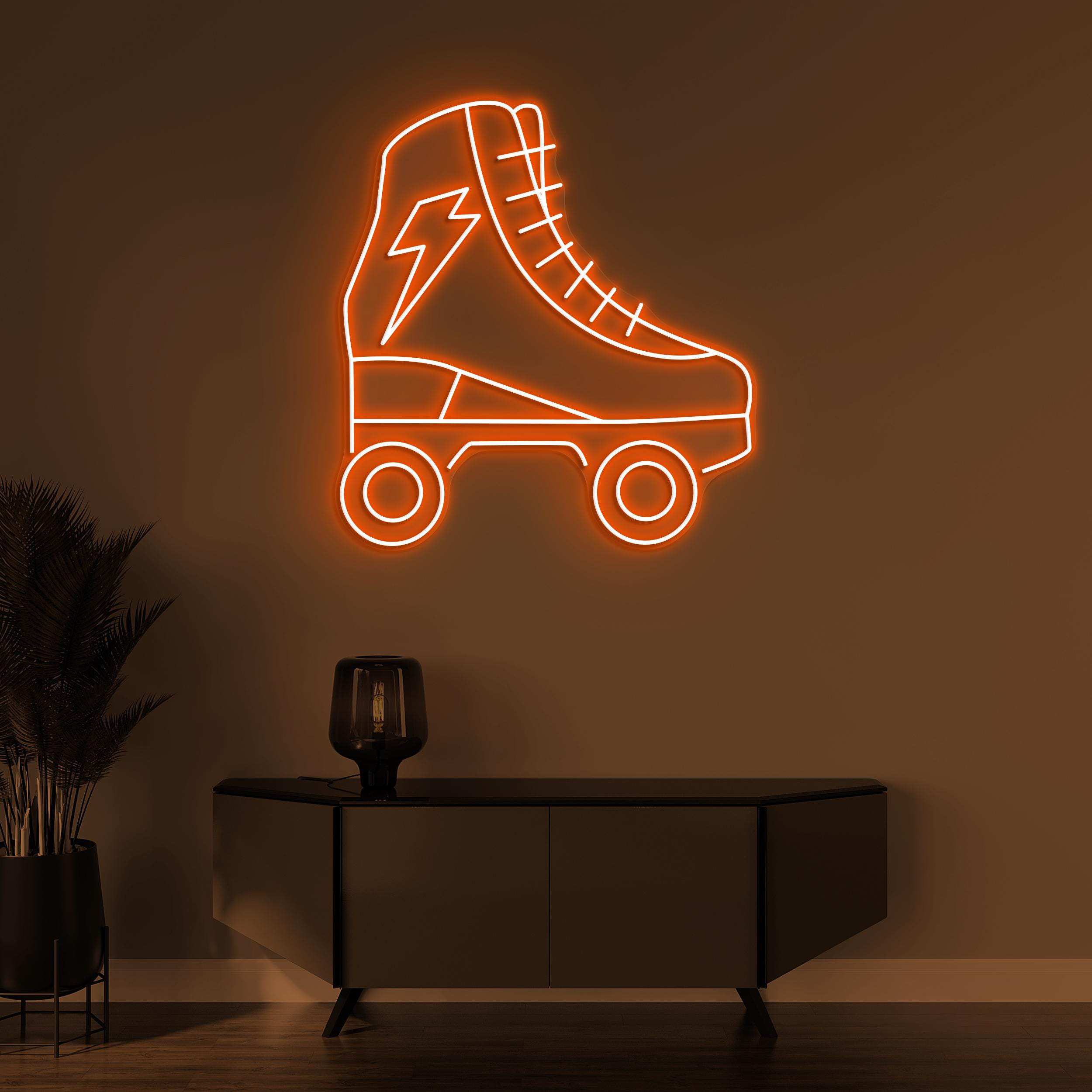 Roller Skate Neon Sign, Roller Skate LED Light, Skating Club Wall Decor, Game Room Wall Art, Birthday's Gifts, Sports Shop Sign, Home Art