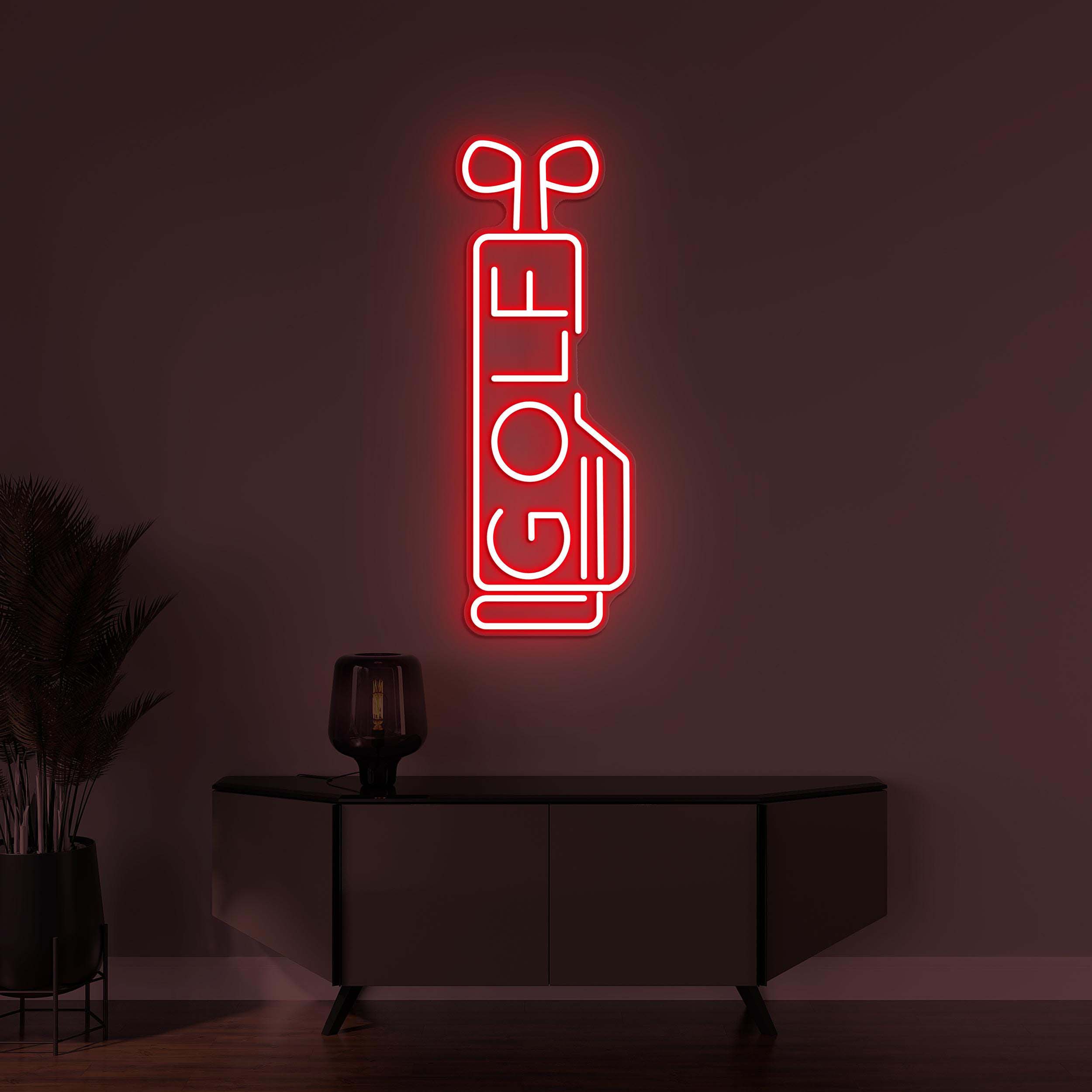Golf Neon Sign, Golf LED Light, Golf Logo Wall Decor, Golf Club Wall Art, Sports Shop Wall Sign, Game Room Wall Decor, Golf Bag Neon Art