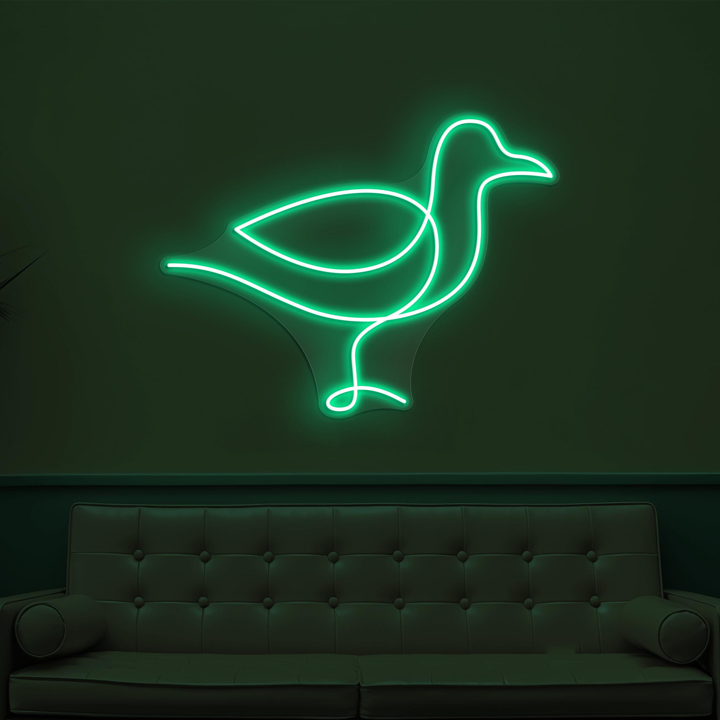 Seagull Neon Sign, Seagull LED Light, Beach Wall Decor, Home Wall Art, Kids Room Neon Light, Custom Sign, Birds Shop Decor, Birds Lover Gift