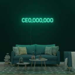 CEO LED Neon Sign, Wall Decor, Room Lighting, Office Art, Busines decor, Neon Light, Gift for Business Professionals, CE0000000,Office decor