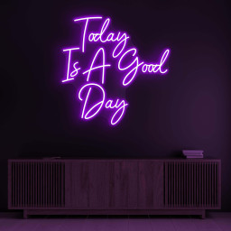 Today Is A Good Day Neon Sign, Today Is A Good Day LED Sign, Party Wall Decor, Home Wall Light, Positive Quote Led Sign, Wedding Party Decor