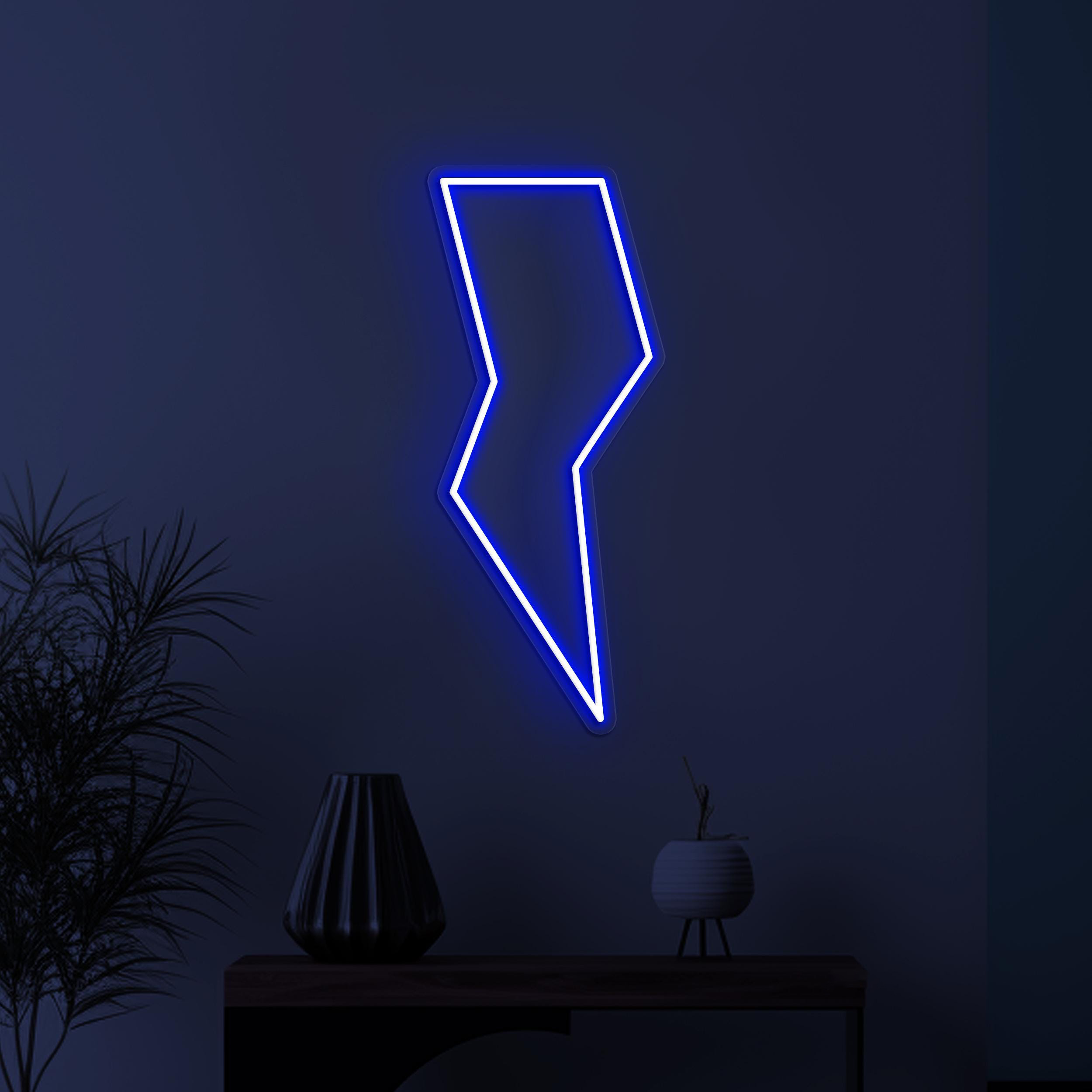 Lightning Neon Sign, Lightning LED Light, Lightning Bolt Wall Art, Game Room Wall Decor, Thunder Led Neon Light, Cafe and Bar Wall Decor