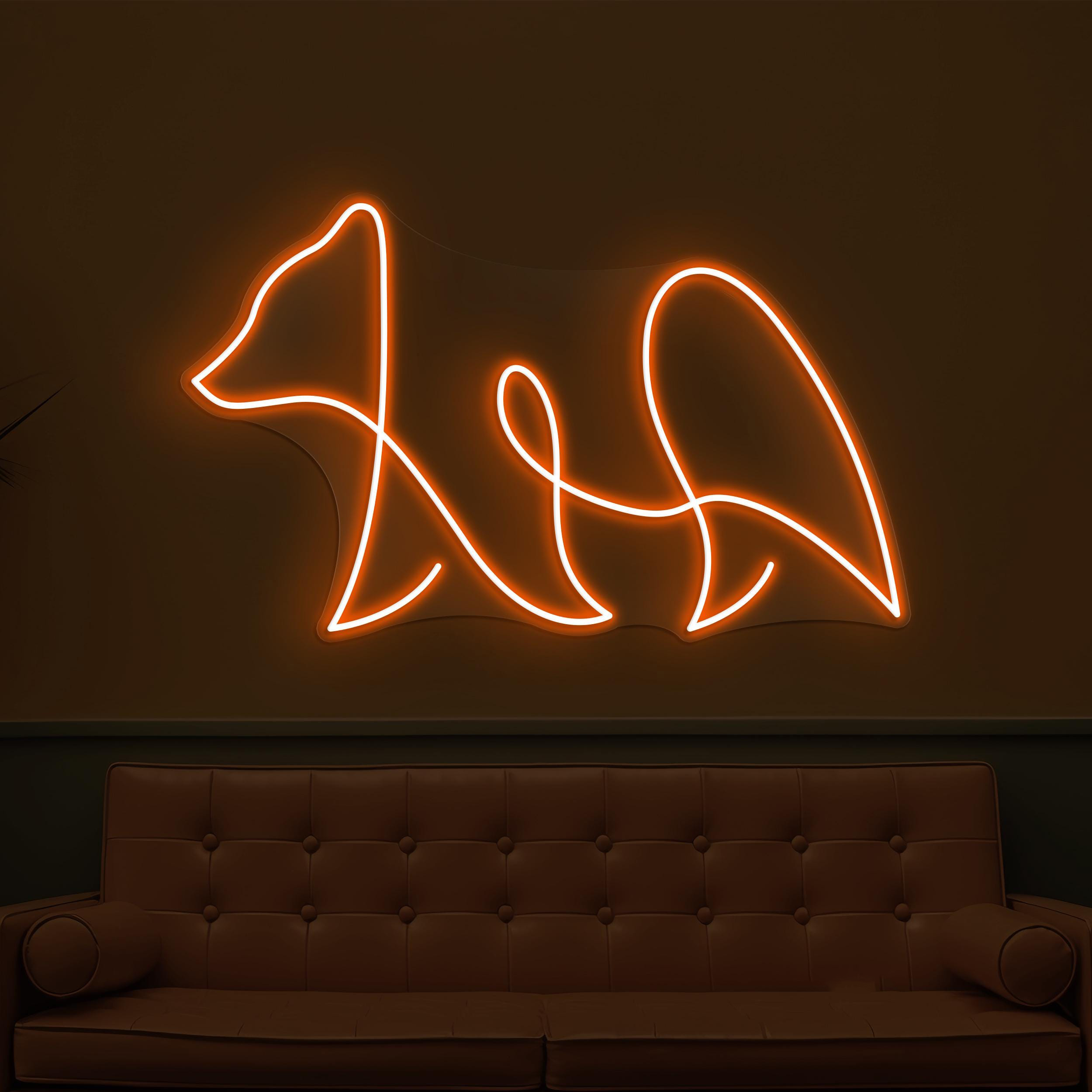 Bear Neon Sign, Bear LED Light, Cute Bear Line Wall Art, Led Wall Decor, Zoo Neon Light, Wild Animal Neon Decor, Kids Room Wall Decor, Gift