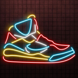 Sneakers Neon Sign, Sneakers LED Light, Modern Footwear Wall Decor, Shoes Shop Wall Art, Yoni Alter Style Sneaker Sign, Sports Shoes Lover