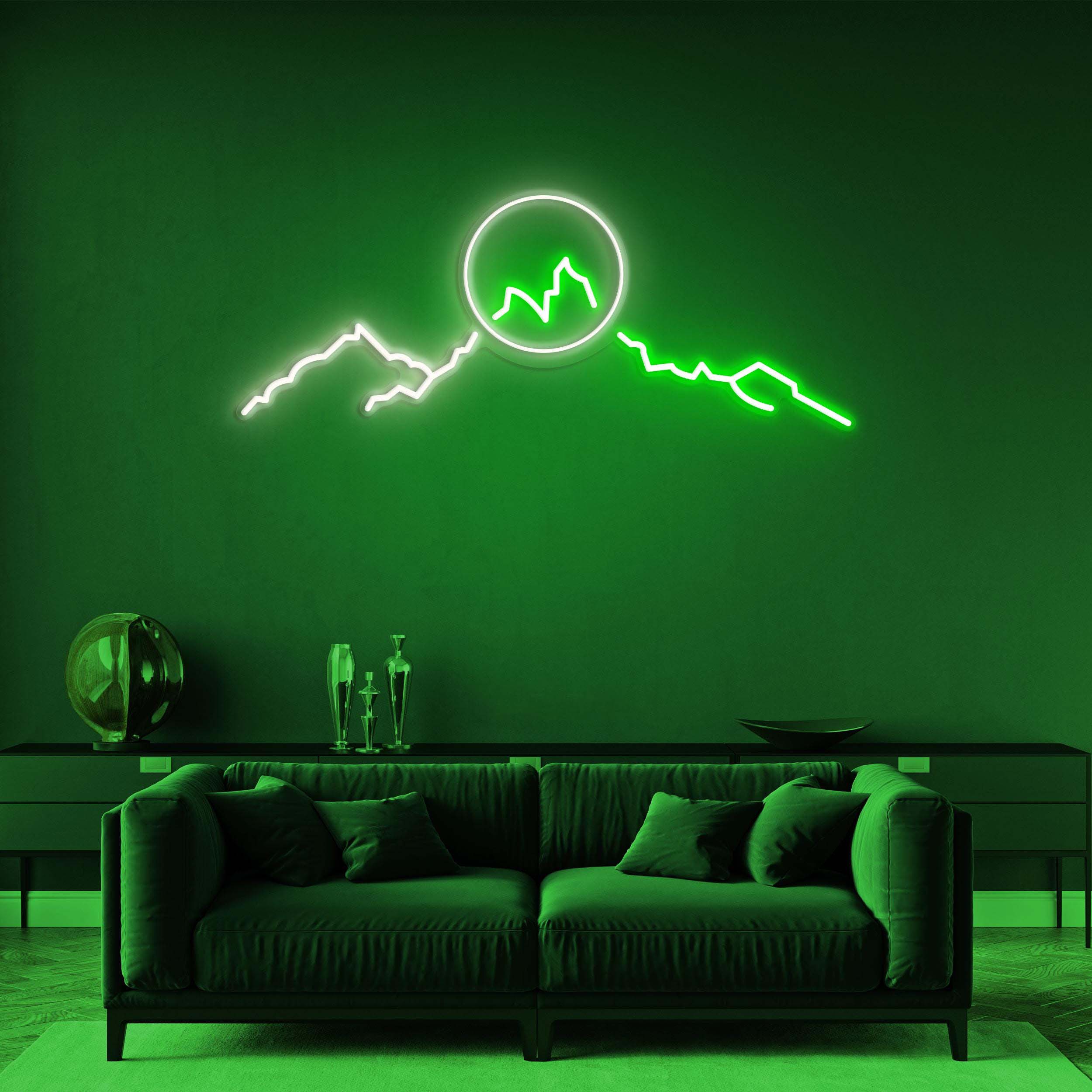Mountains Neon Sign, Sunset Mountains LED Light, Mountains LED Neon Art, Decor for Home, Game Room, Kids Room & Offices, Custom Neon Sign
