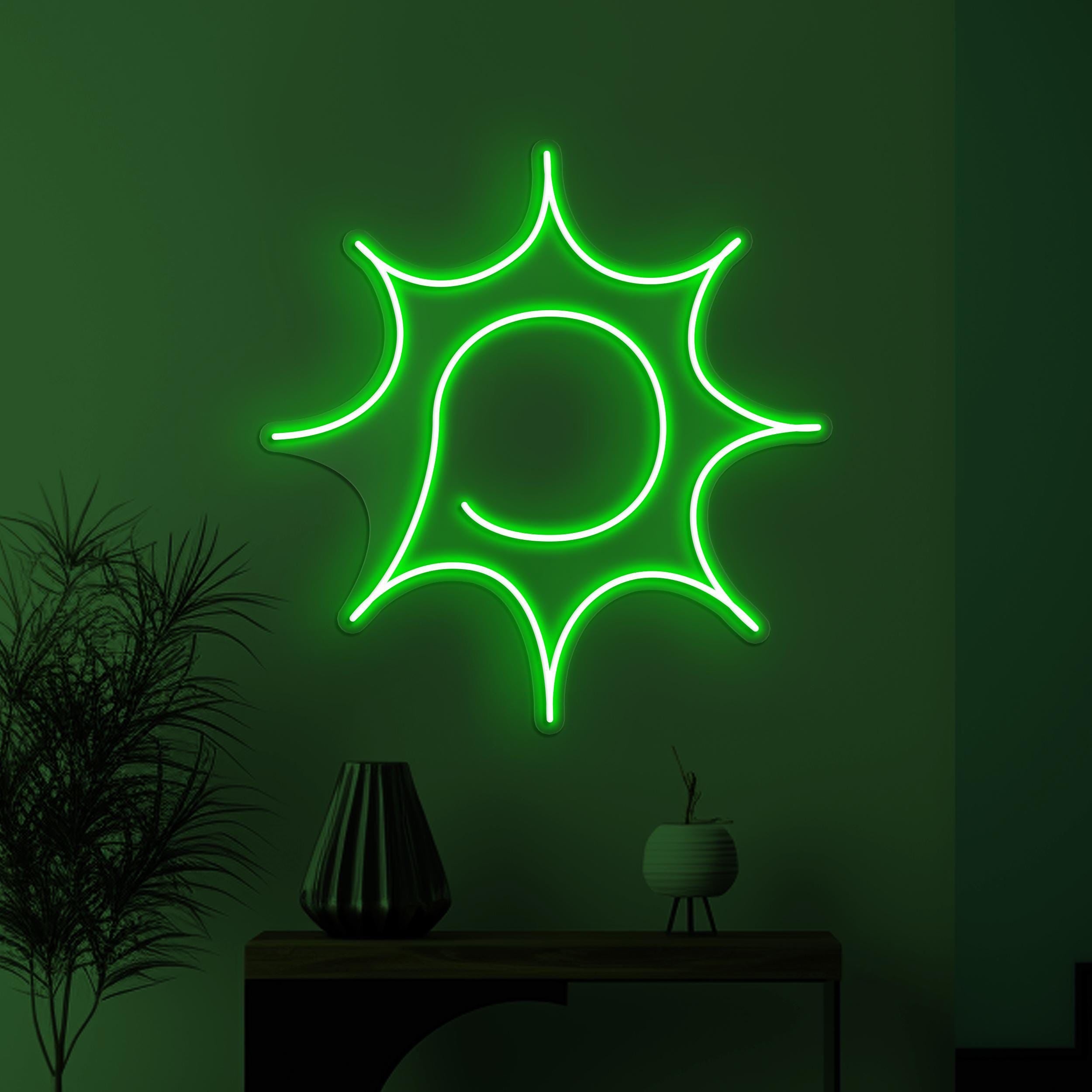 Sun Neon Sign, Sun LED Light, Home Wall Decor, Sun Symbol Wall Art, Kids Room Neon Light, Summer Vibes Led Sign, Bedroom Neon Wall Light