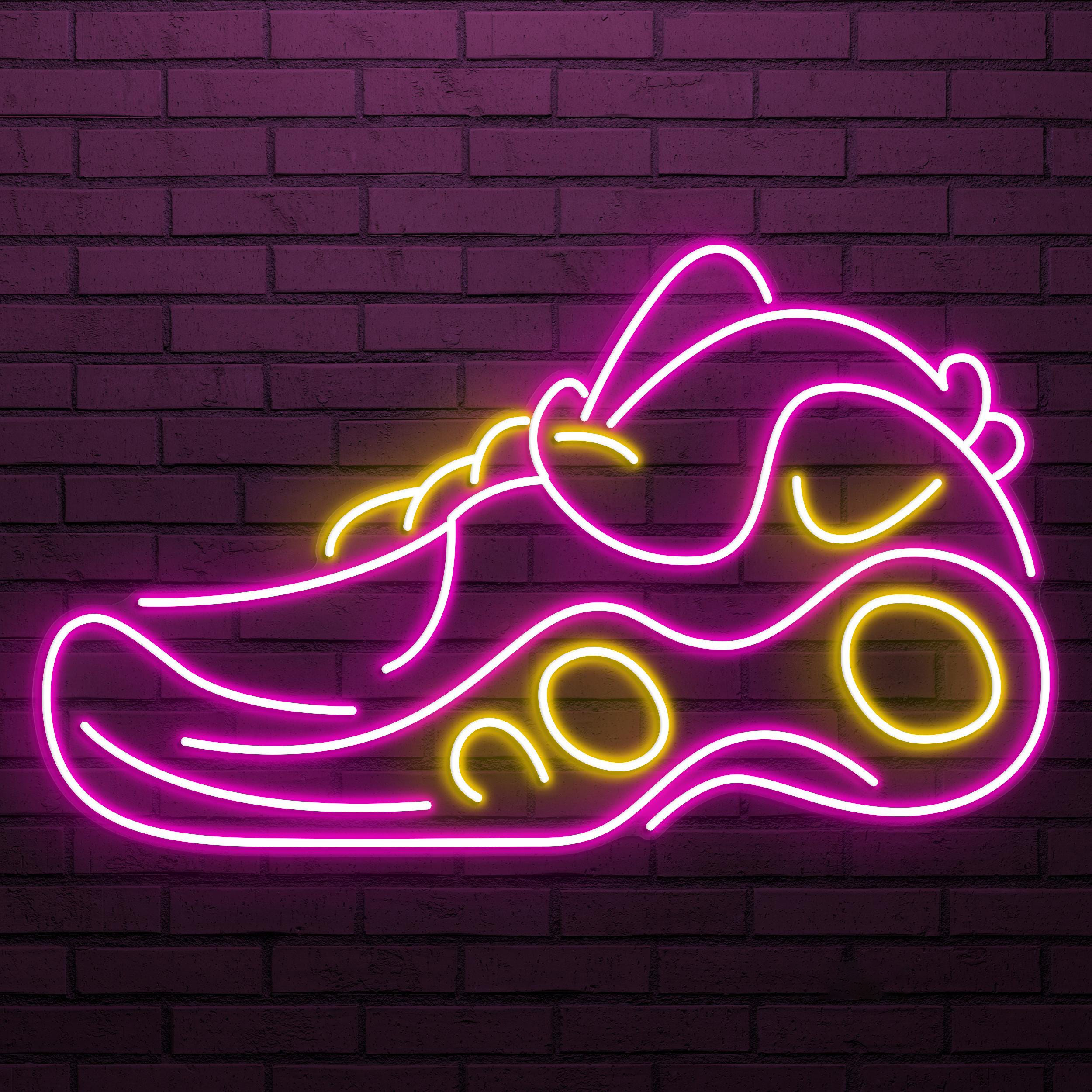 Sneakers Neon Sign, Sports Sneakers LED Light, Shoes Wall Art, Sports Shoe Neon Light, Sneakers Shop Wall Decor, Gift For Sports Lover
