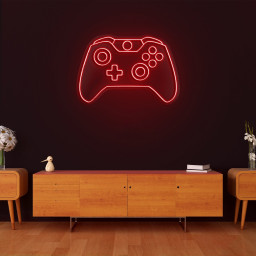 Gamer Remote Neon Sign, LED Wall Decor, Game Controller Neon Light, Gaming Room Decor, Best Gamer Gifts, Cool Room Lighting, Game Room Art