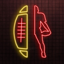 Football Player Neon Sign, Football Player LED Light, Football Silhouette Wall Art, Football Club Decor, Led Neon Light, Game Room Sign