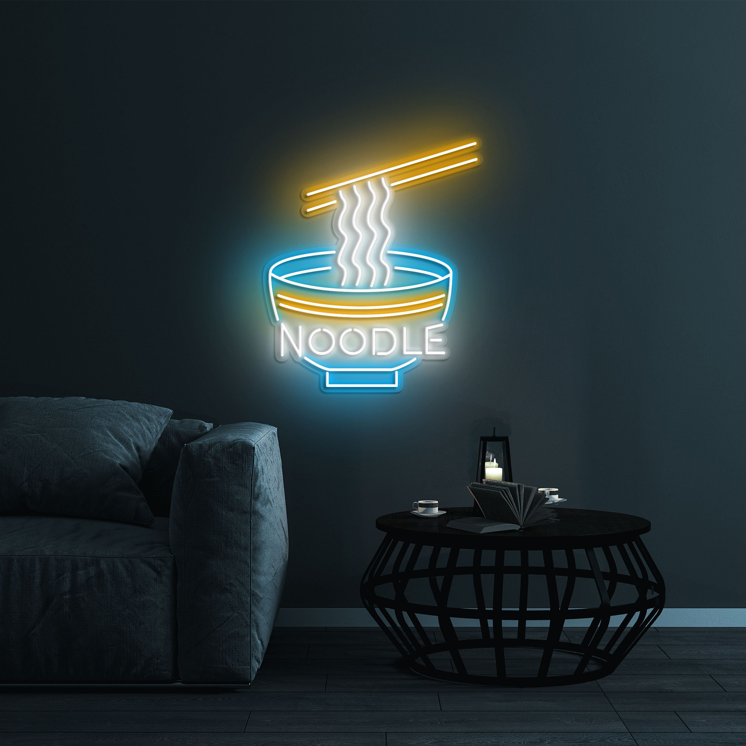 Noodle Bowl Neon Sign, Ramen Bowl Light, Japanese Ramen Neon Sign, Food Ramen Shop Welcome Sign, Asian Decor for Home Kitchen or Restaurant