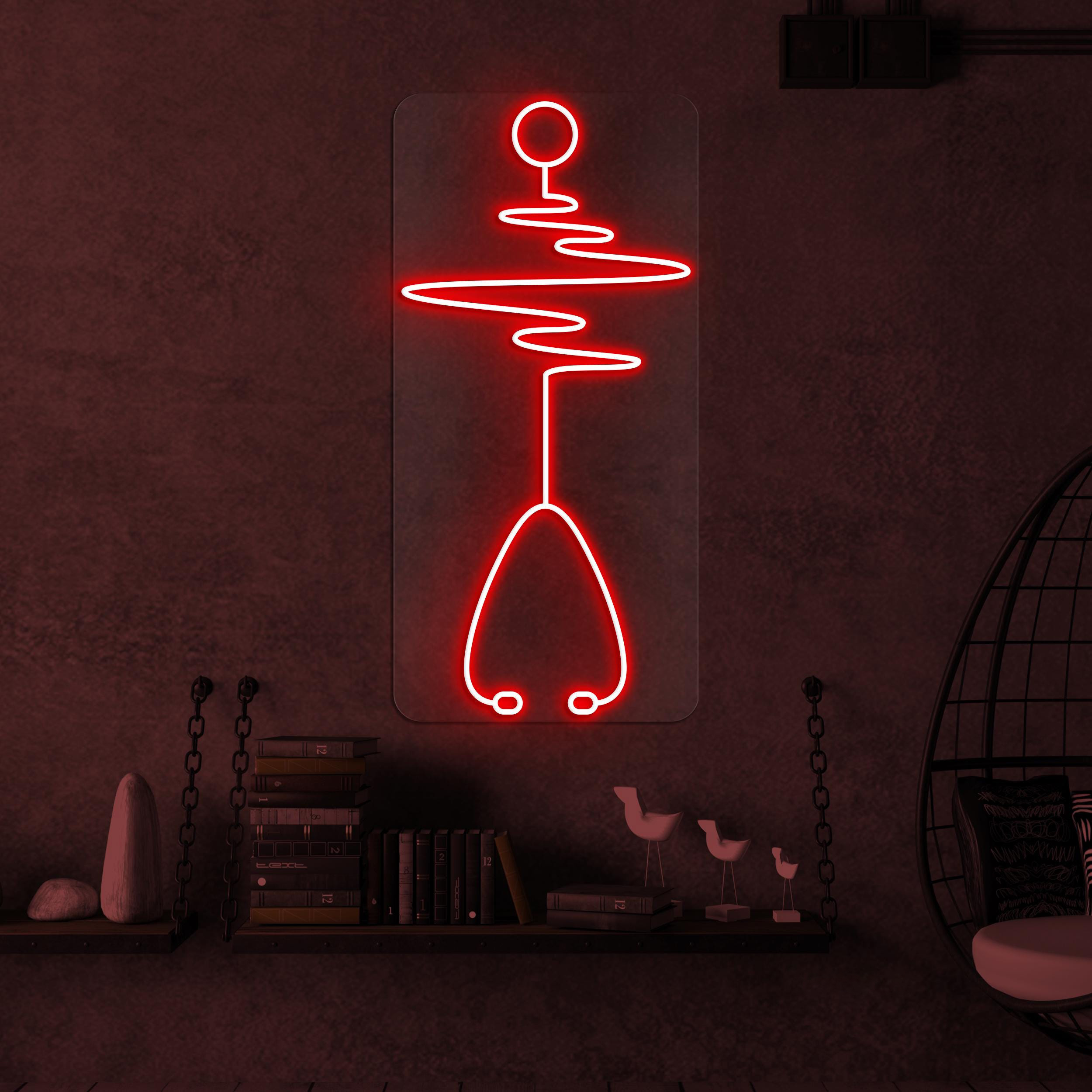 Stethoscope Neon Sign, Stethoscope LED Light, Hospital Wall Decor, Medical Room Wall Art, Doctor Office Neon Light, Healthcare Neon Art