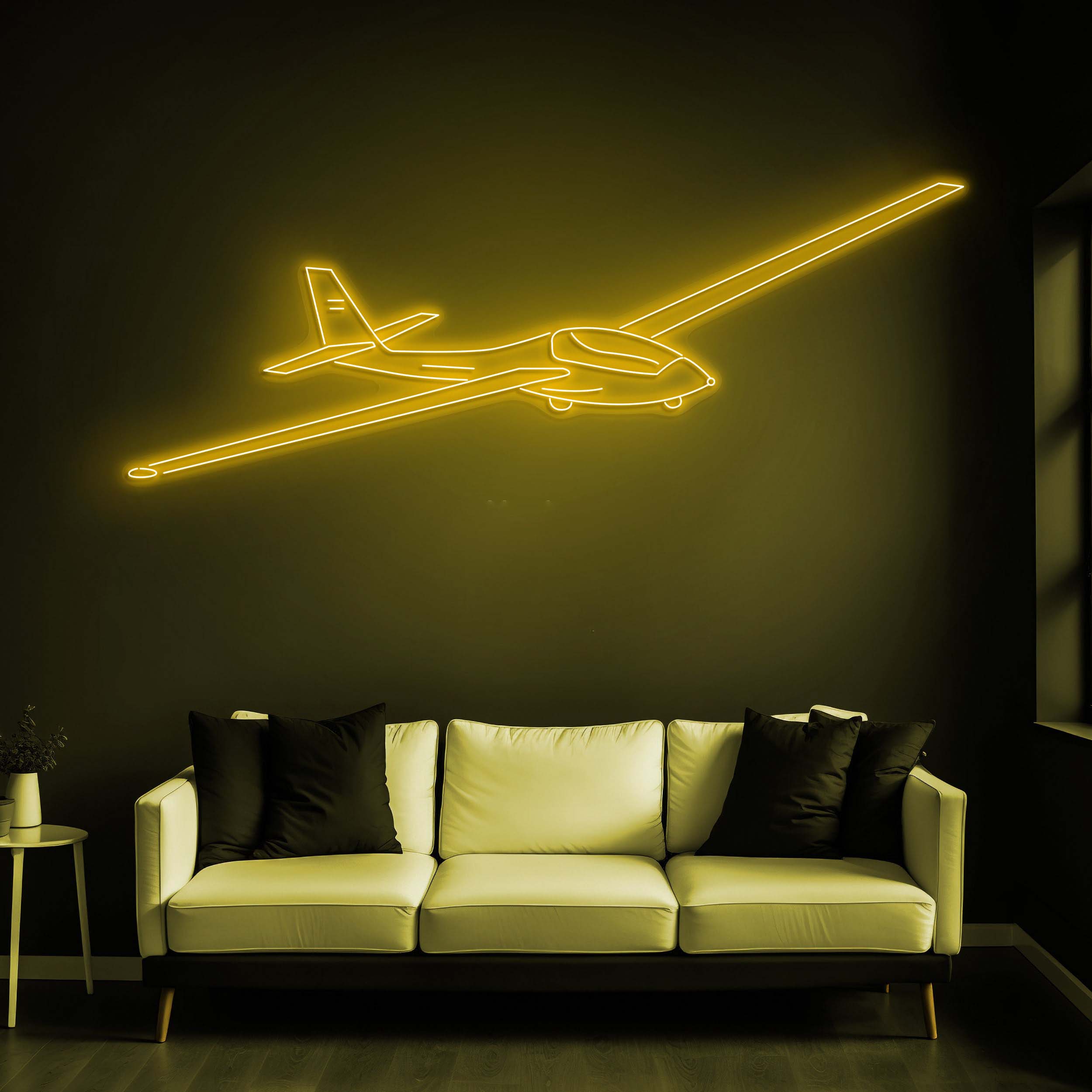 Glider Plane Neon Sign, Flying Glider Plane LED Light, Plane Neon Sign, Kids Room Decor, Birthday Gift Sign, Party Wall Art décor, Gift idea
