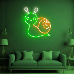Snail Neon Sign, Cute Snail LED Neon Light, Snail Neon Art, Snail Wall Decor for Bedroom and Game Room, Snail for Wall Decoration and Gifts