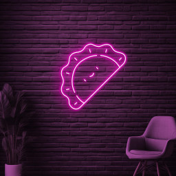 Pierogi Neon Sign, Pierogi LED Light, Dumplings Wall Decor, Vareniks Wall Art, Restaurant Neon Sign, Japanese Food Sign, Dumpling Shop Decor