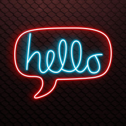 Hello Neon Sign, Hello LED Light, Hello Message Wall Decor, Welcome Wall Art, Chat Box Neon Light, Boy and Girl Room Decor, Entryway Sign