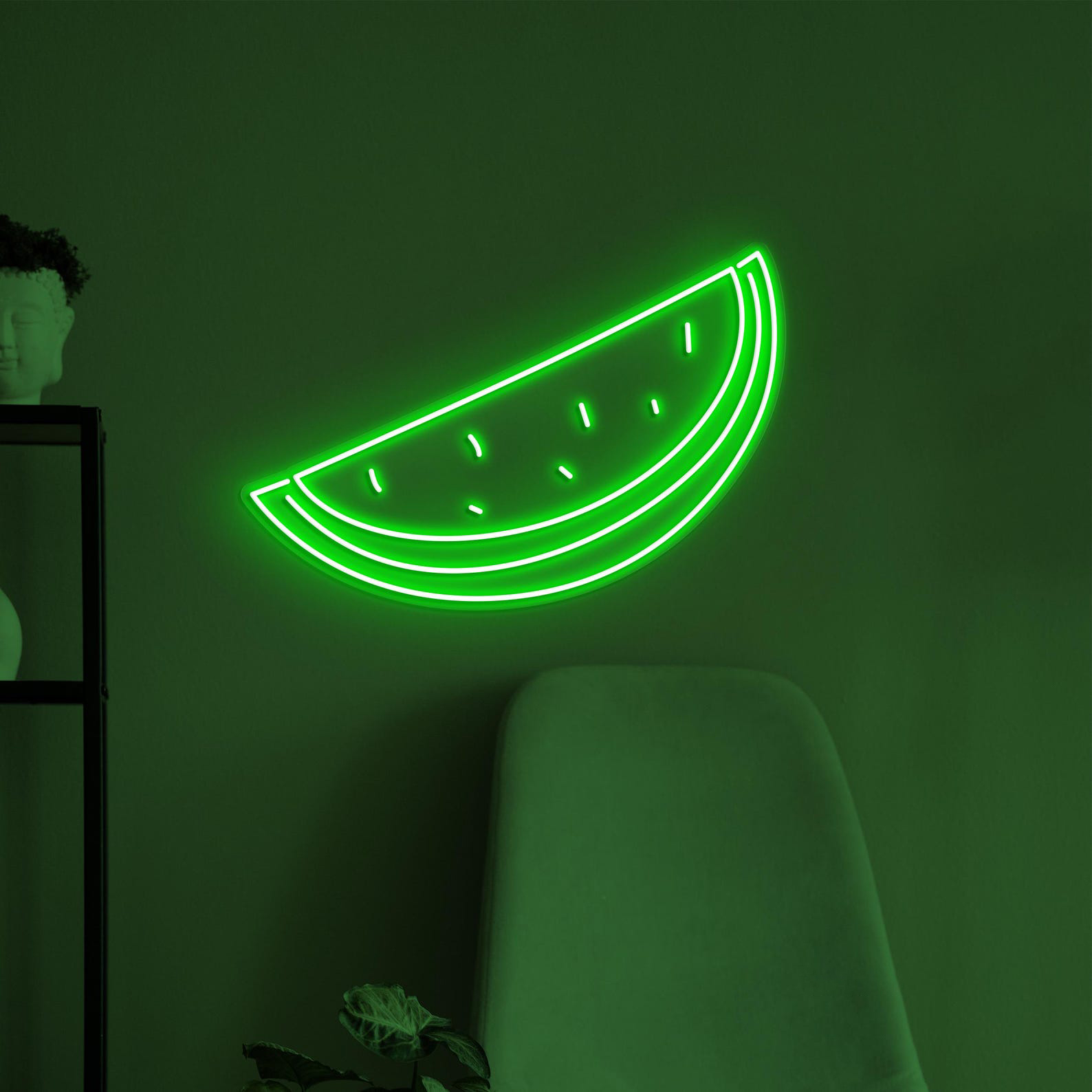 Watermelon Slice Neon Sign, Watermelon LED Light, Fruit Shop Wall Decor, Summer Fruit Wall Art, Home Neon Light, Watermelon Lover Art, Gift