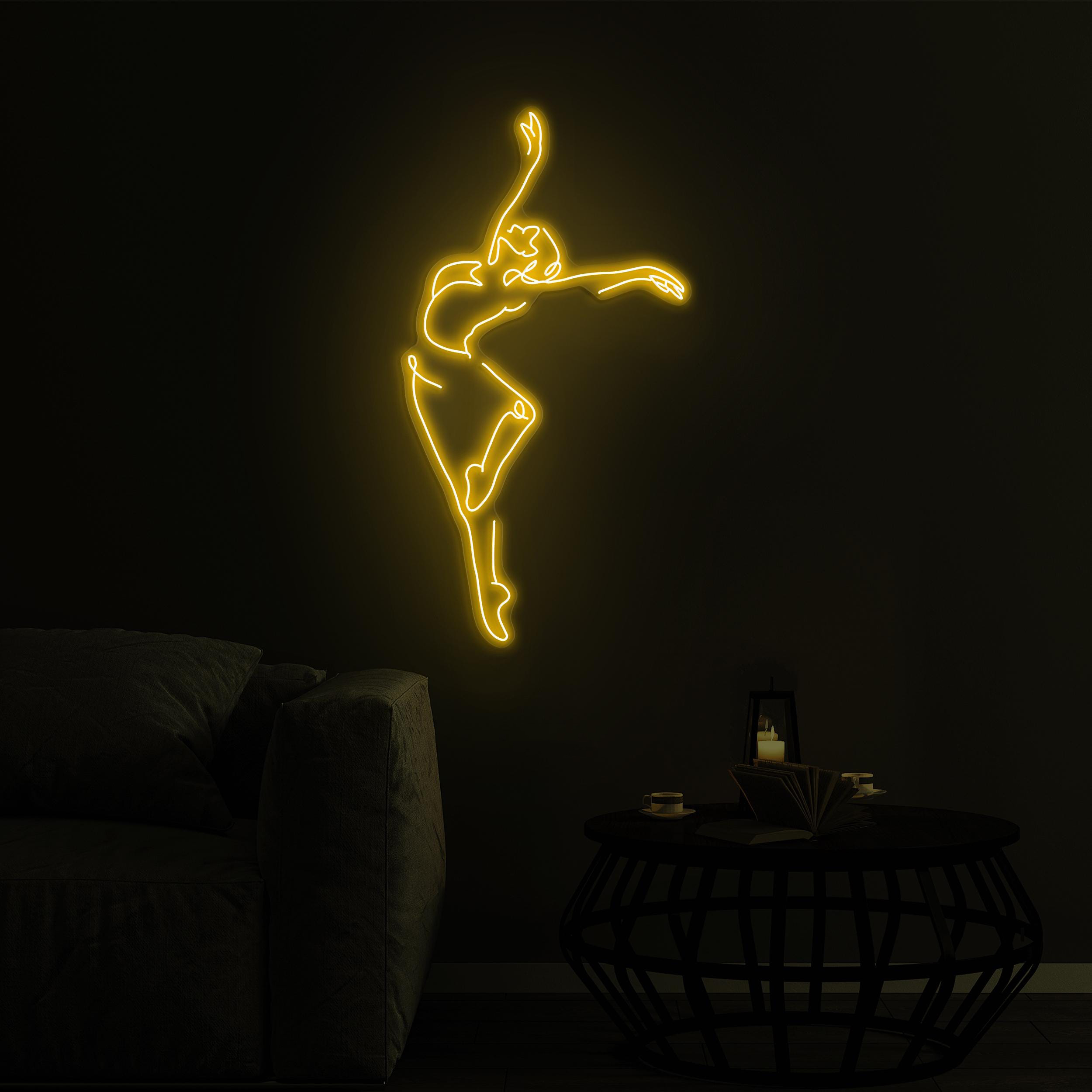 Girl Dance Neon Sign, Ballet Dance LED Light, Girl Dance LED Art, Dancing Club Wall Decor, Dancer Neon Sign, Home Wall Art, Dance Lover Sign
