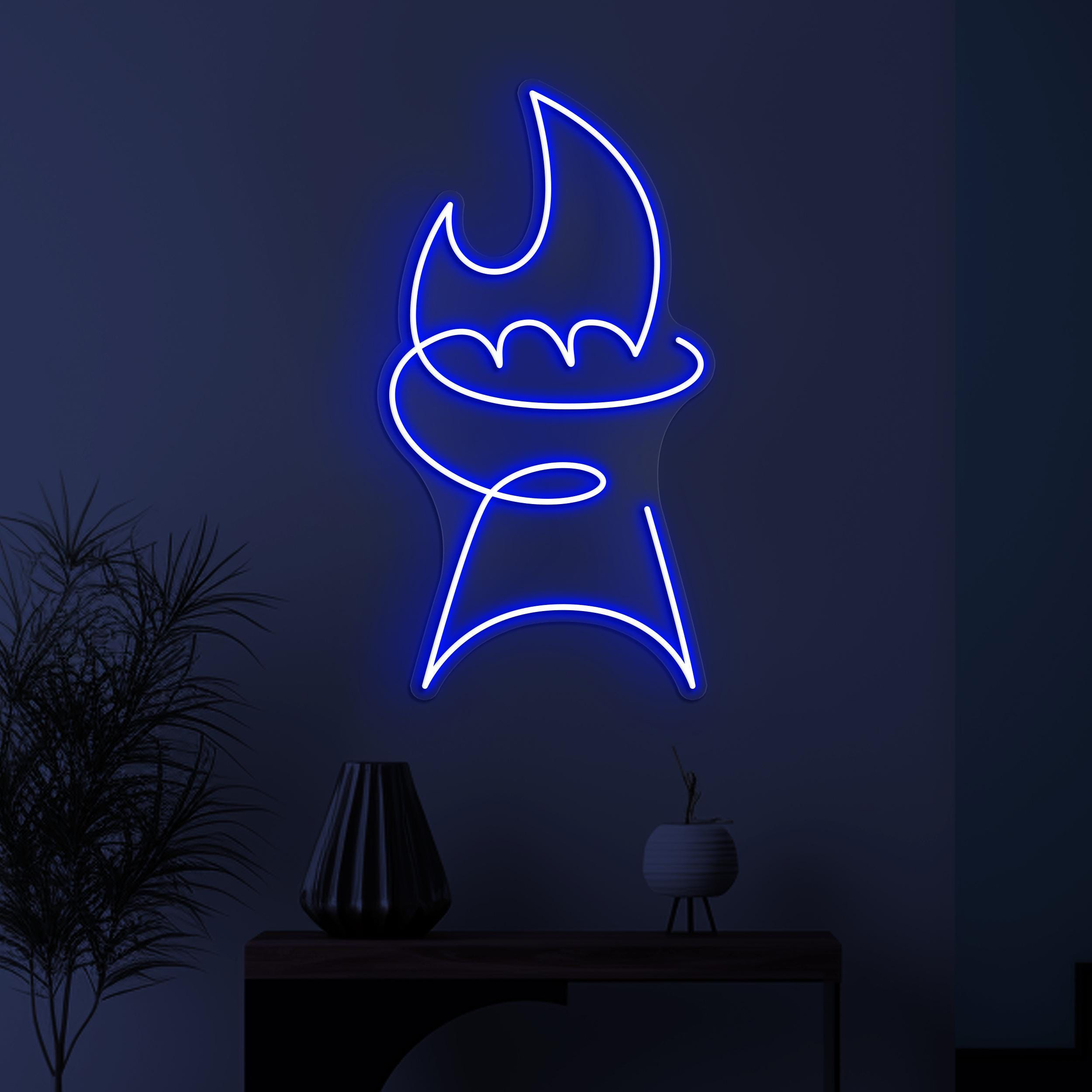 BBQ Neon Sign, BBQ Led Light, Fire Meat Sign, Grill Wall Decor, Barbeque Restaurant Wall Art, BBQ Lover Gift, Party Decor, Flaming Neon Sign