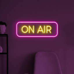 On Air Neon Sign, On Air LED Light, On Air Wall Decor, Live Show Neon Light, On Air News Channel Decor, On Air Podcast Decor, On Air Logo