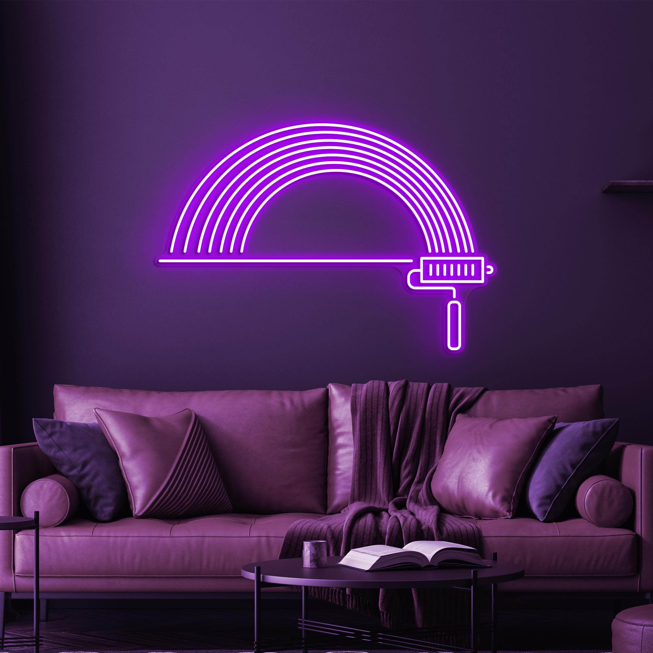 Rainbow Neon Sign, Rainbow LED Light, Rainbow led Wall Decor, Colorful Wall Decor, Kids Room Wall Art, Custom Neon Sign, Home Wall Decor