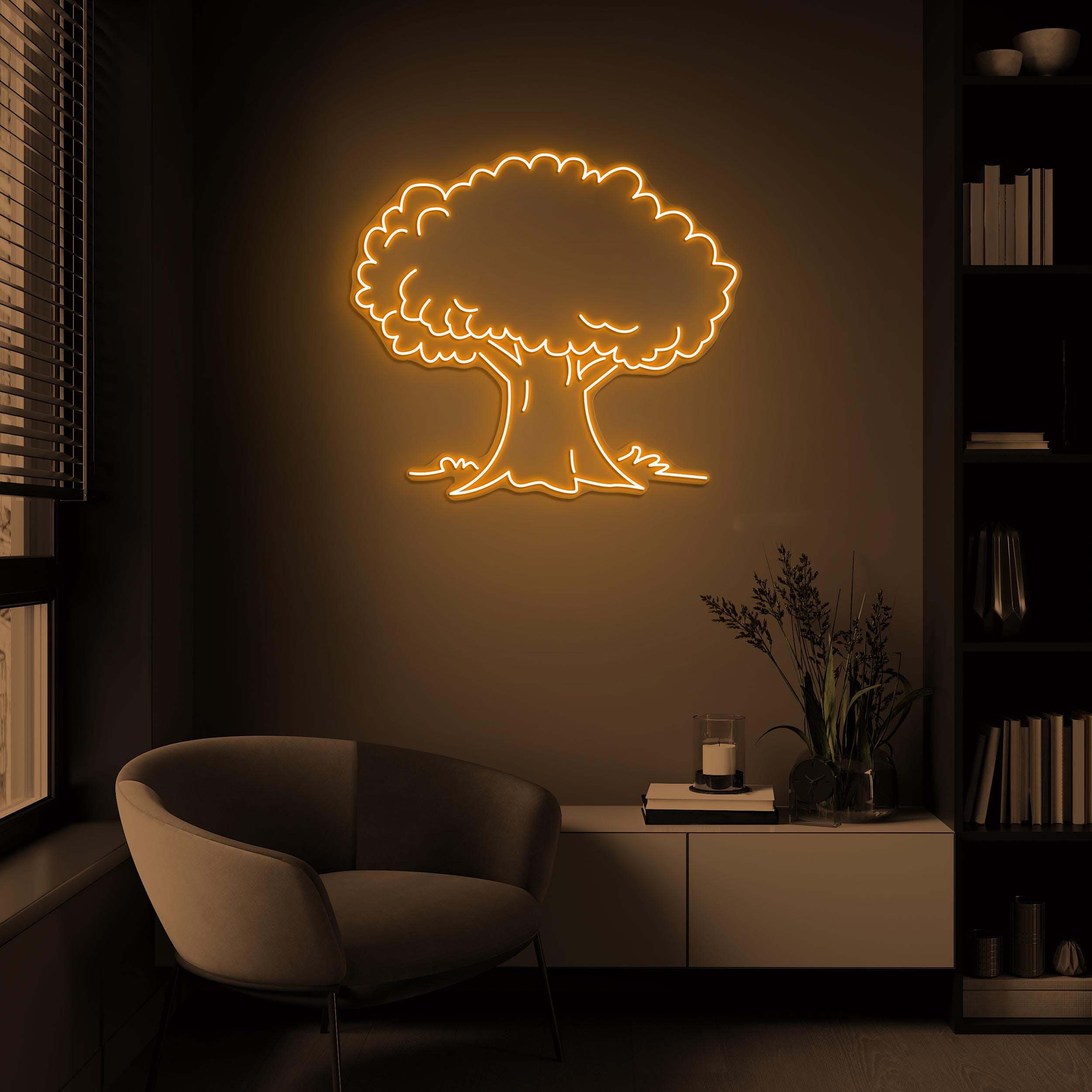 Tree Neon Sign, Tree LED Light, Tree Wall Art, Forest Wall Decor, Tree Lover Gift, Nature Beauty Art, Plant Store, Home, Nursery, Shop Decor