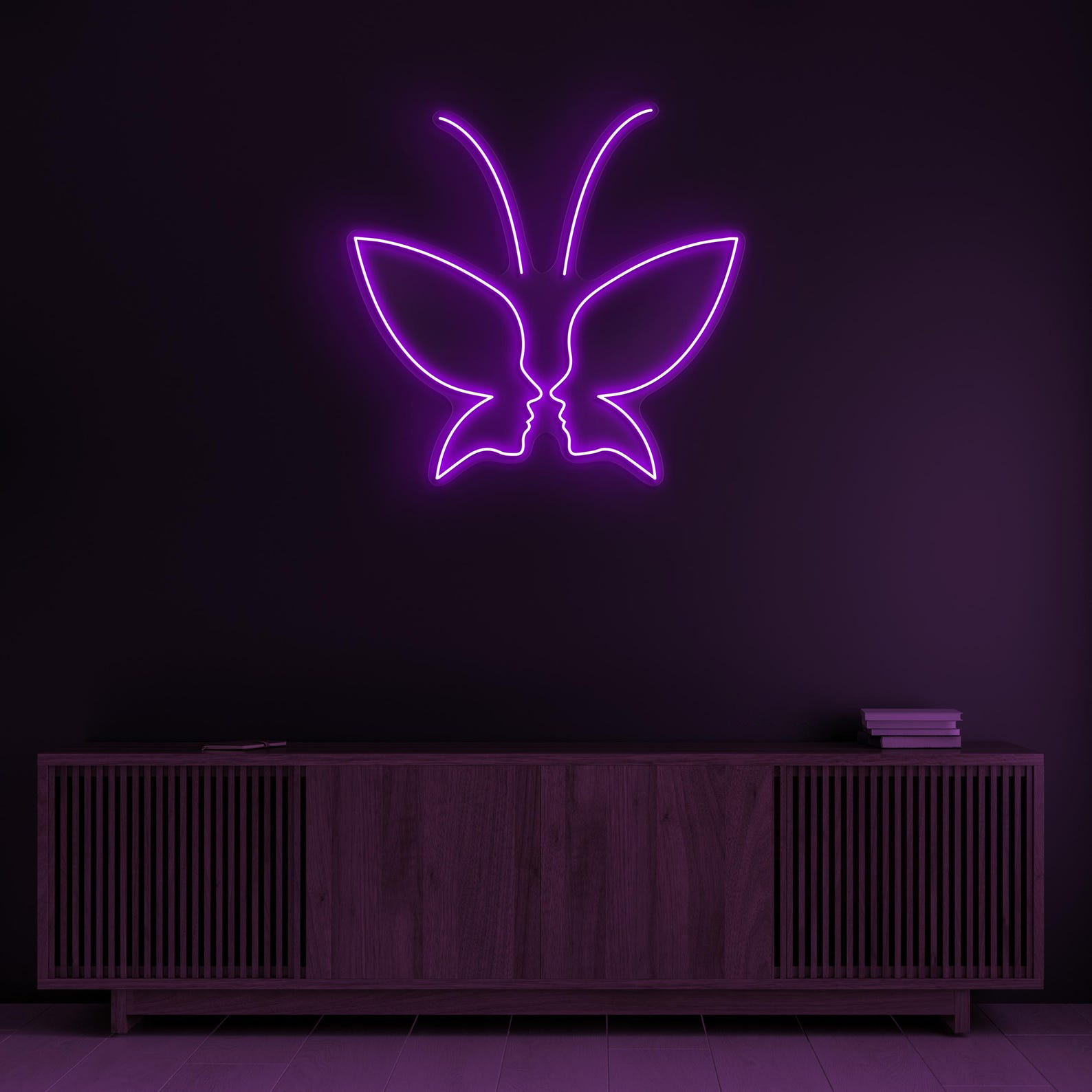 Butterfly Neon Sign, Butterfly LED Light, Girl Room Wall Decor, Animal Shop Art, Butterfly Lover Gift, Cute Butterfly Sign, Kids Room Decor