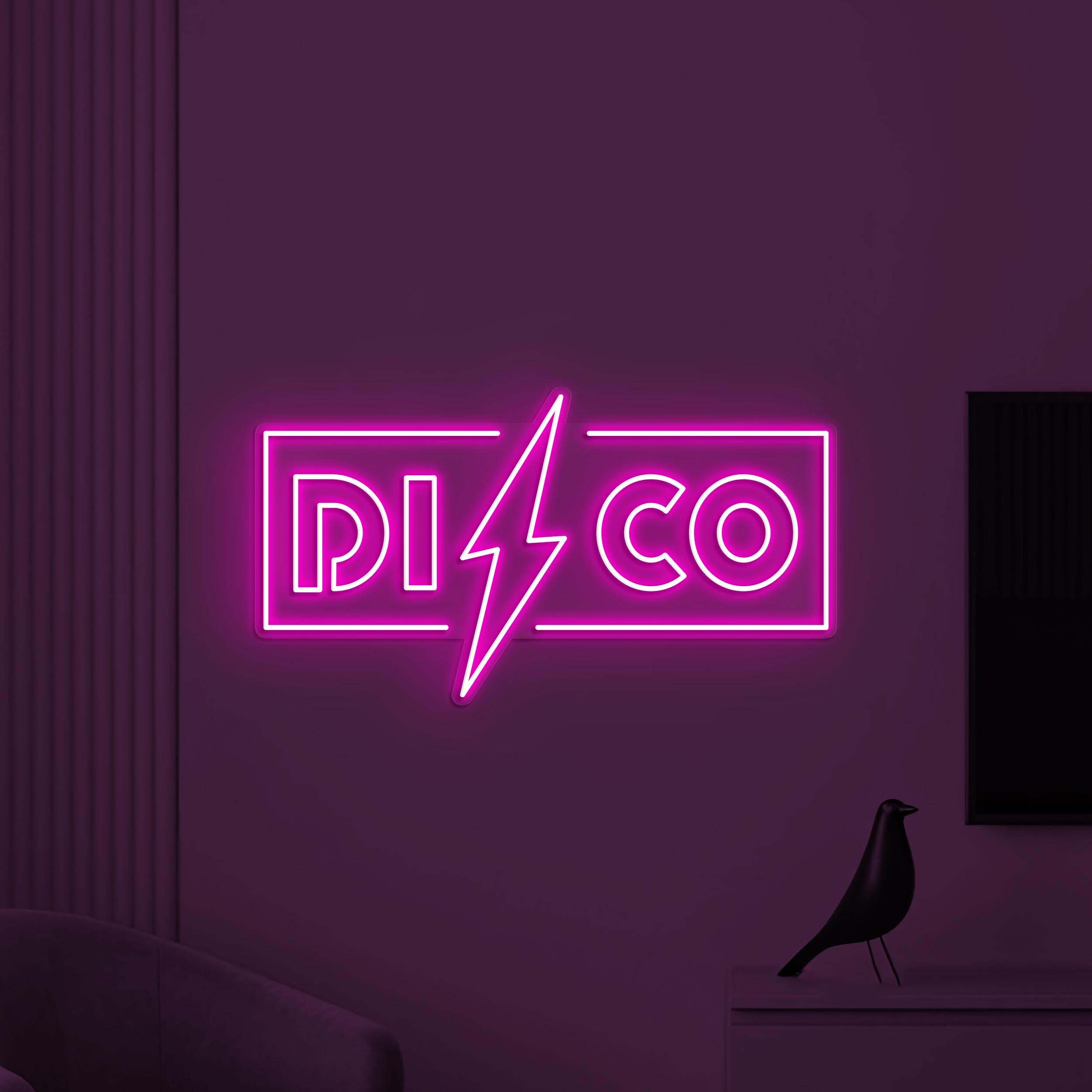 Disco Neon Sign, Disco LED Light, Disco Party Wall Decor, Dance Club Wall Art, Disco Club Neon Decor, Home Wall Decor, Disco Lightning Sign