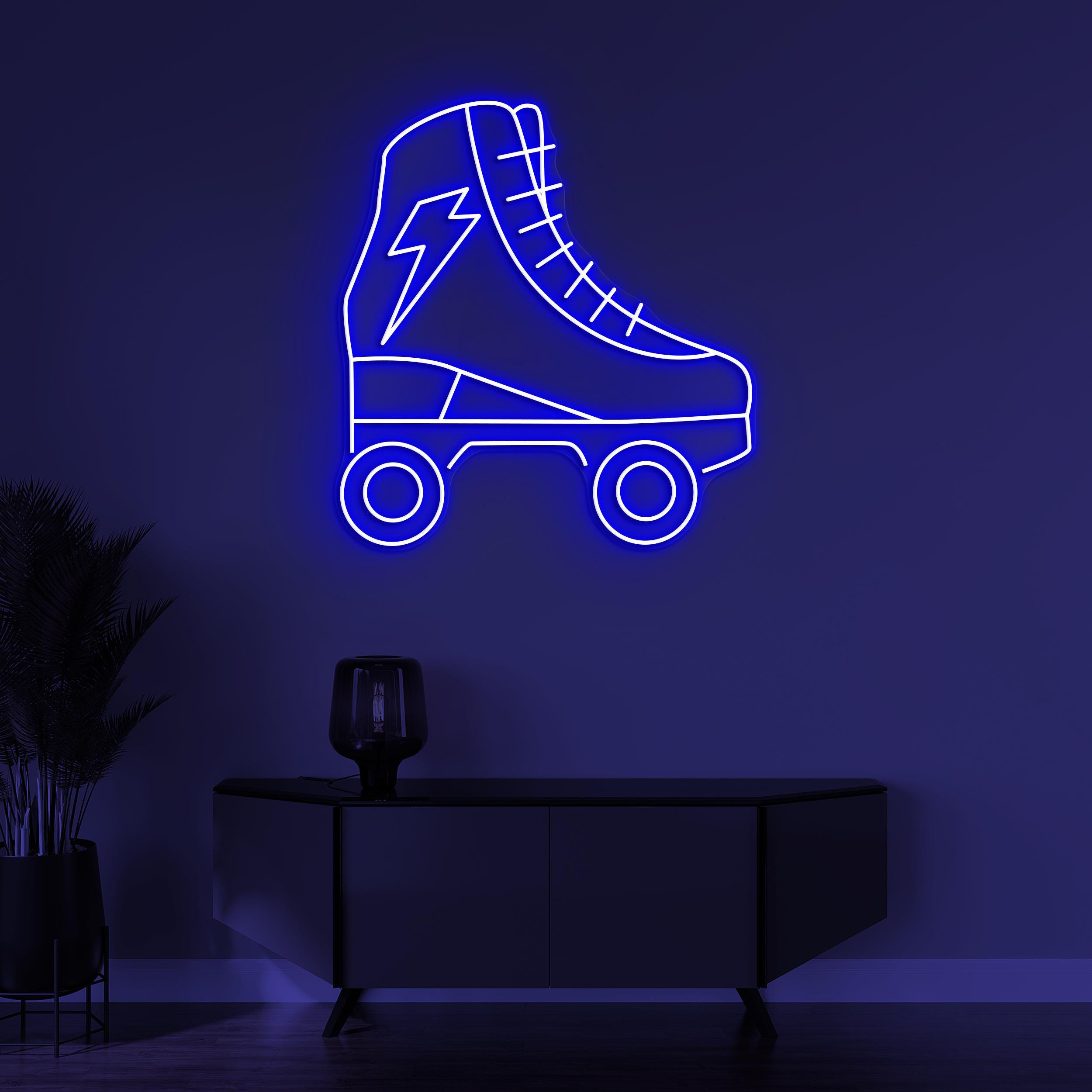 Roller Skate Neon Sign, Roller Skate LED Light, Skating Club Wall Decor, Game Room Wall Art, Birthday's Gifts, Sports Shop Sign, Home Art