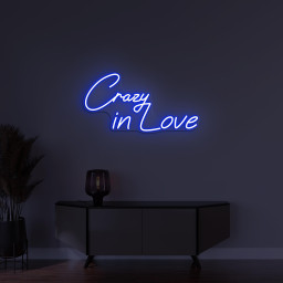 Crazy In Love Neon Sign, Crazy In Love LED Light, Wedding Wall Decor, Engagement Party Wall Art, Romantic Neon Light, Couple Neon Gift Idea
