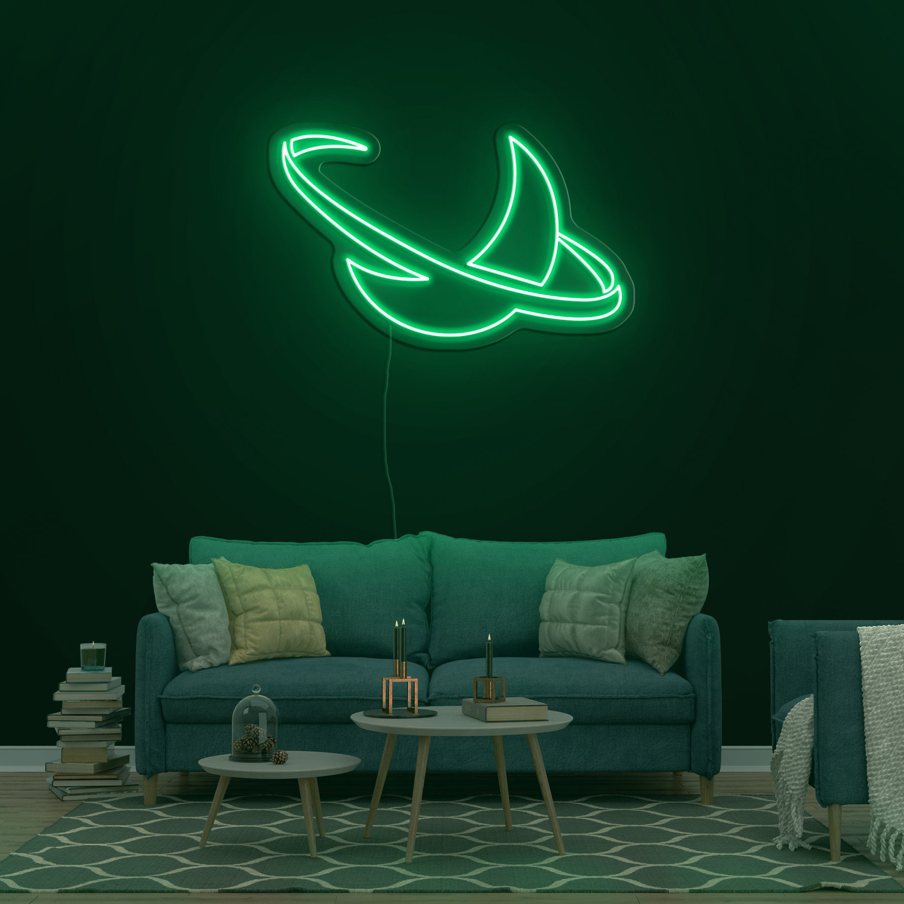 Crescent Moon LED Neon Sign, Wall Decor, Cute Moon Light for Home, Bedroom, Office, Party Room, Perfect Gift for Moon Lovers, Nursery Decor