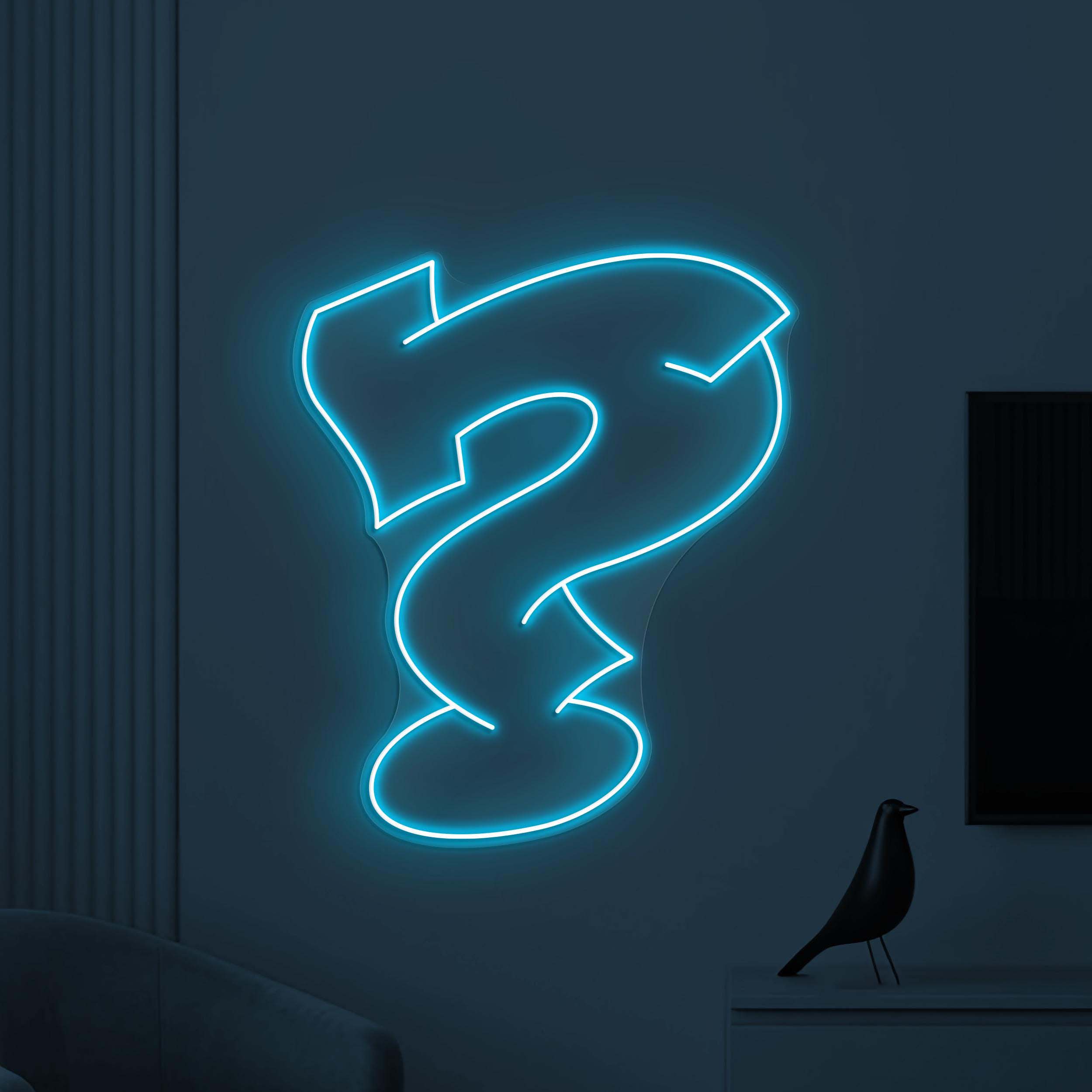 Question Mark Neon Sign, LED Question Mark Light, Arrow Wall Decor, Direction Wall Art, Mall Neon Light, College & University Decor, Gift