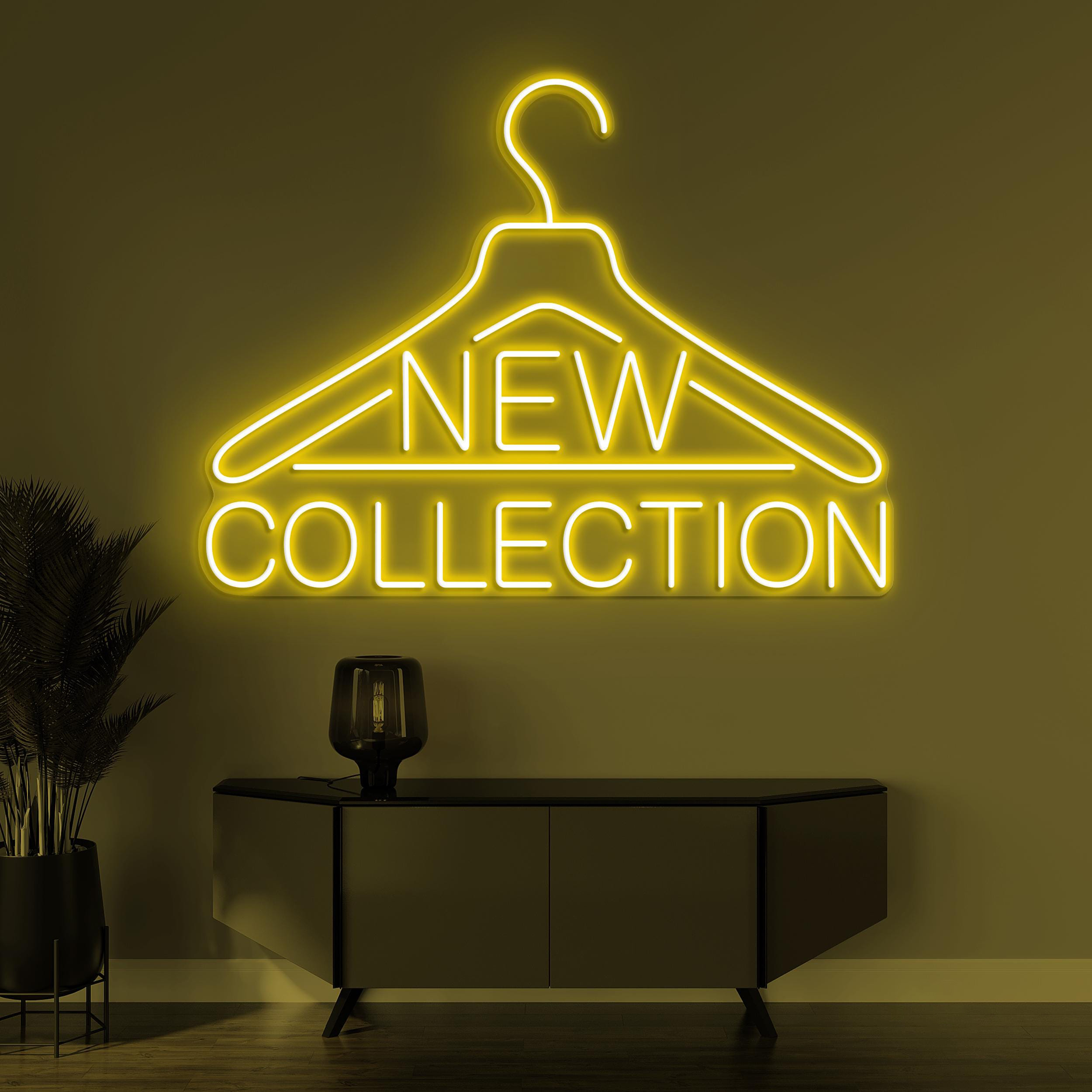 New Collection Neon Sign, New Collection LED Light, Fashion Wall Decor, Hanger Neon Art, New Arrivals Led Sign, Boutique Neon Wall Decor