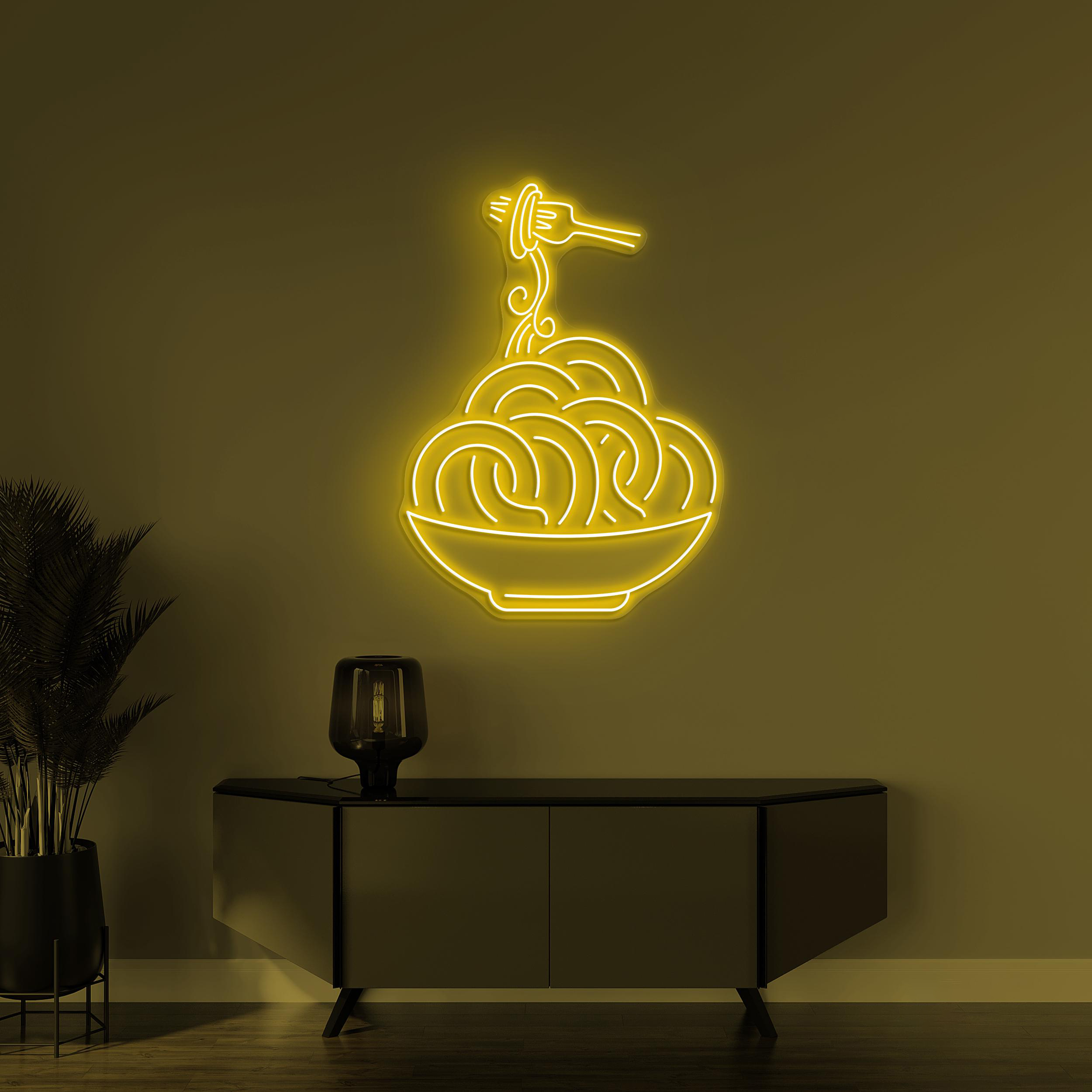 Noodles Neon Sign, Noodles LED Light, Noodles Bowl Wall Decor, Kitchen Wall Light, Pasta Neon Sign, Ramen Shop Decor, Asian Restaurant Sign