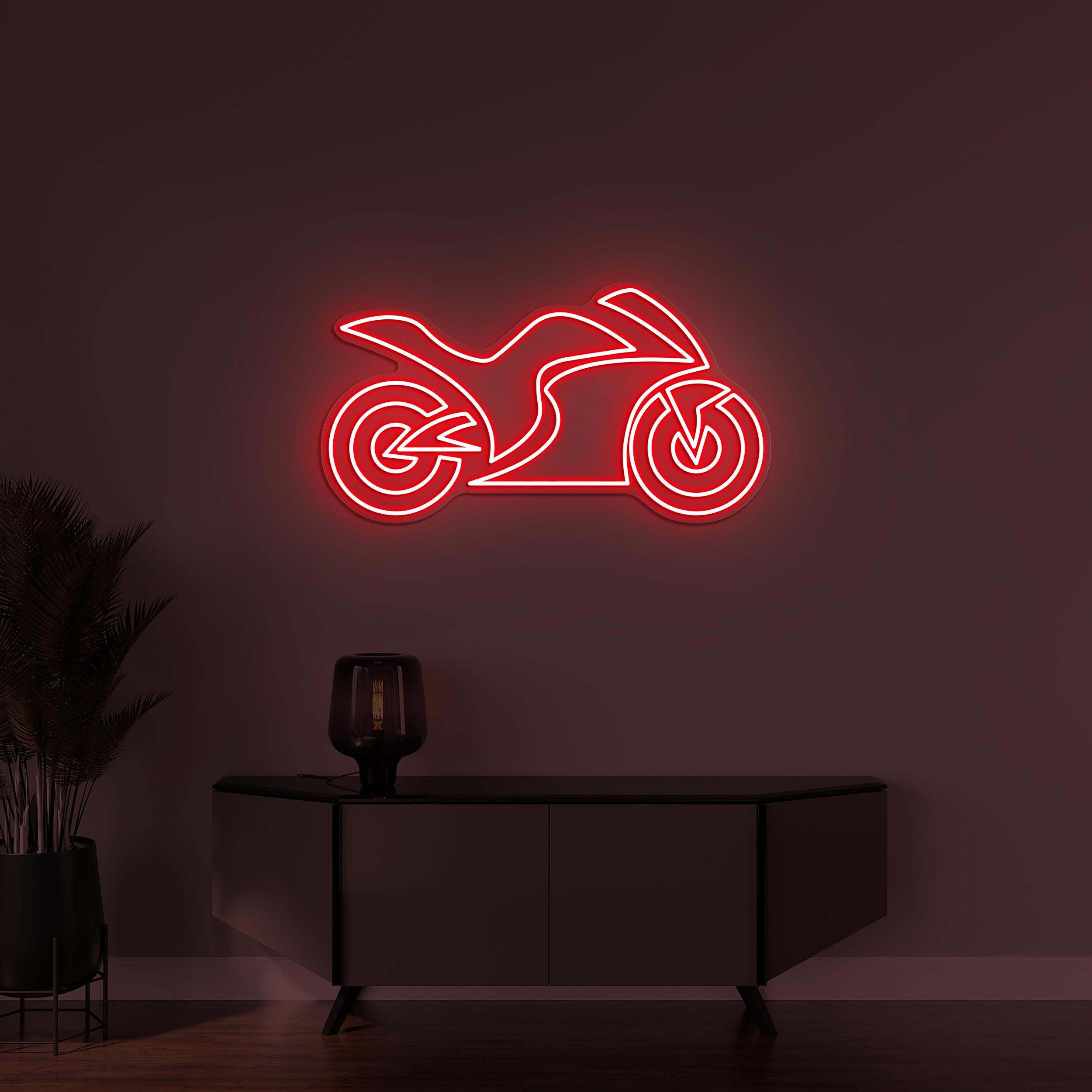 Motorcycle Neon Sign, Motorcycle LED Light, Sports Bike Wall Decor, Kids Room Decor, Personalized Sign, Game Room Wall Art, Bike Shop Decor