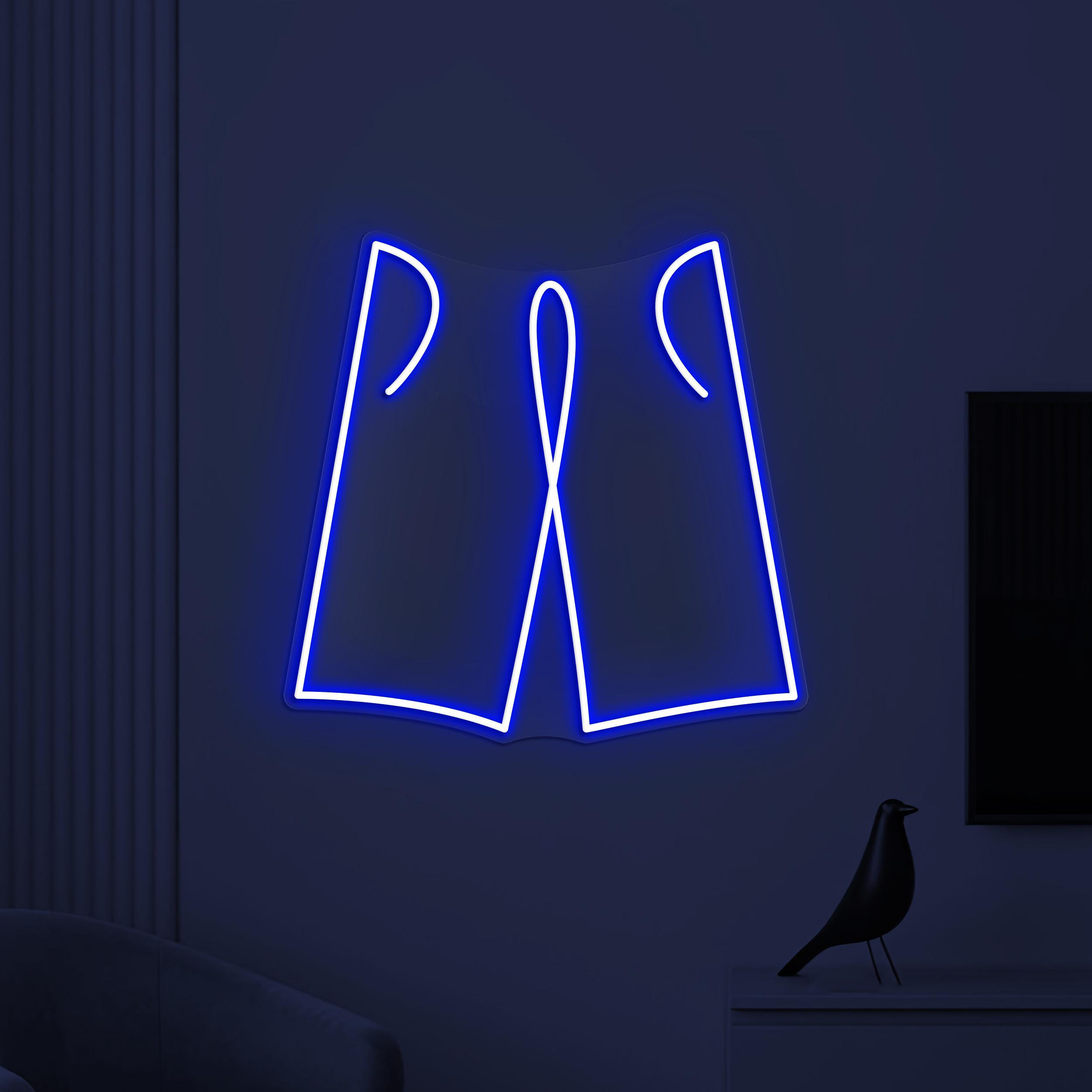 Shorts Neon Sign, Shorts LED Light, Garments Shop Wall Decor, Beach Wall Art, Brand Shop Neon Light, Custom Neon Sign, Boys Room Decor