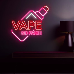 Vape No Fake Neon Light, Vape Shop Decor Sign, Home Bar Club Wall Art, Vape Neon Art, Smoke Neon Light for Vaping Shops Vapor Lounges, Gift