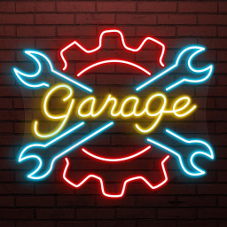 Garage Neon Sign, Garage LED Light, Mechanic Tools Wall Art, Auto Shop Wall Decor, Wrench Neon Art, Workshop Neon Light, Man Cave Decor