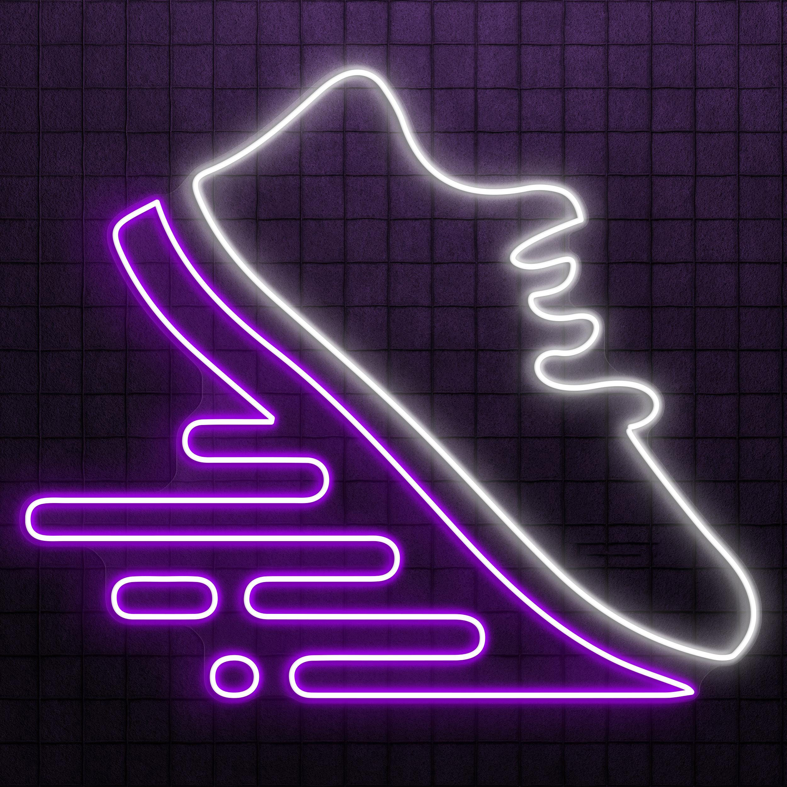 Running Shoe Neon Sign, Running Shoe LED Light, Sneaker Shop Wall Art, Sports Shoes Wall Decor, Gym Neon Light, Gift For Sports Lovers