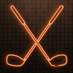 Golf Neon Sign, Golf LED Light, Golf Stick Wall Decor, Golf Club Wall Art, Game Room Neon Light, Sports Shop Neon Decor, Home Led Light