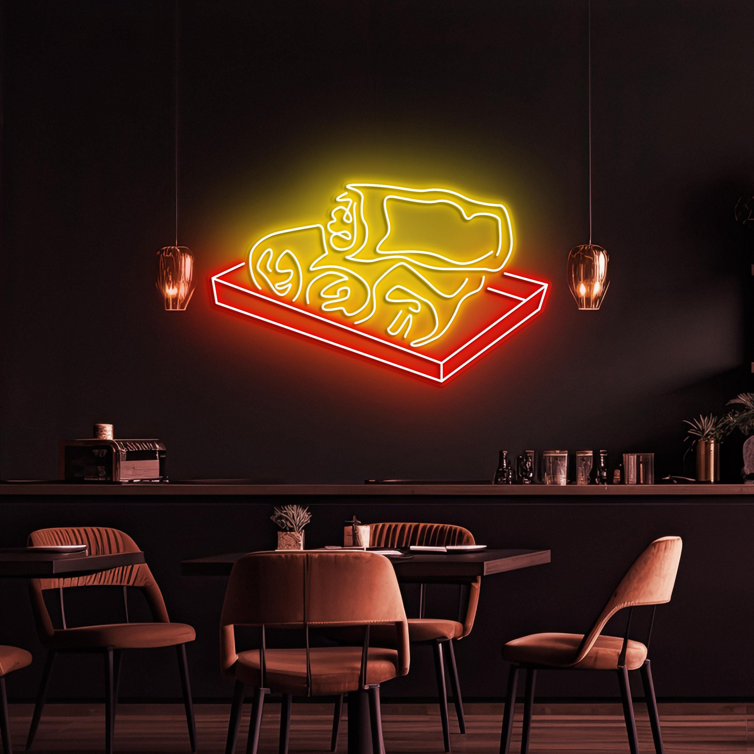 Burrito Neon Sign, Burrito LED Light, Burrito Roll LED Neon Art, Cafe & Bar Wall Decor, Mexican Food Neon Sign, Kitchen Wall Art, Food Lover