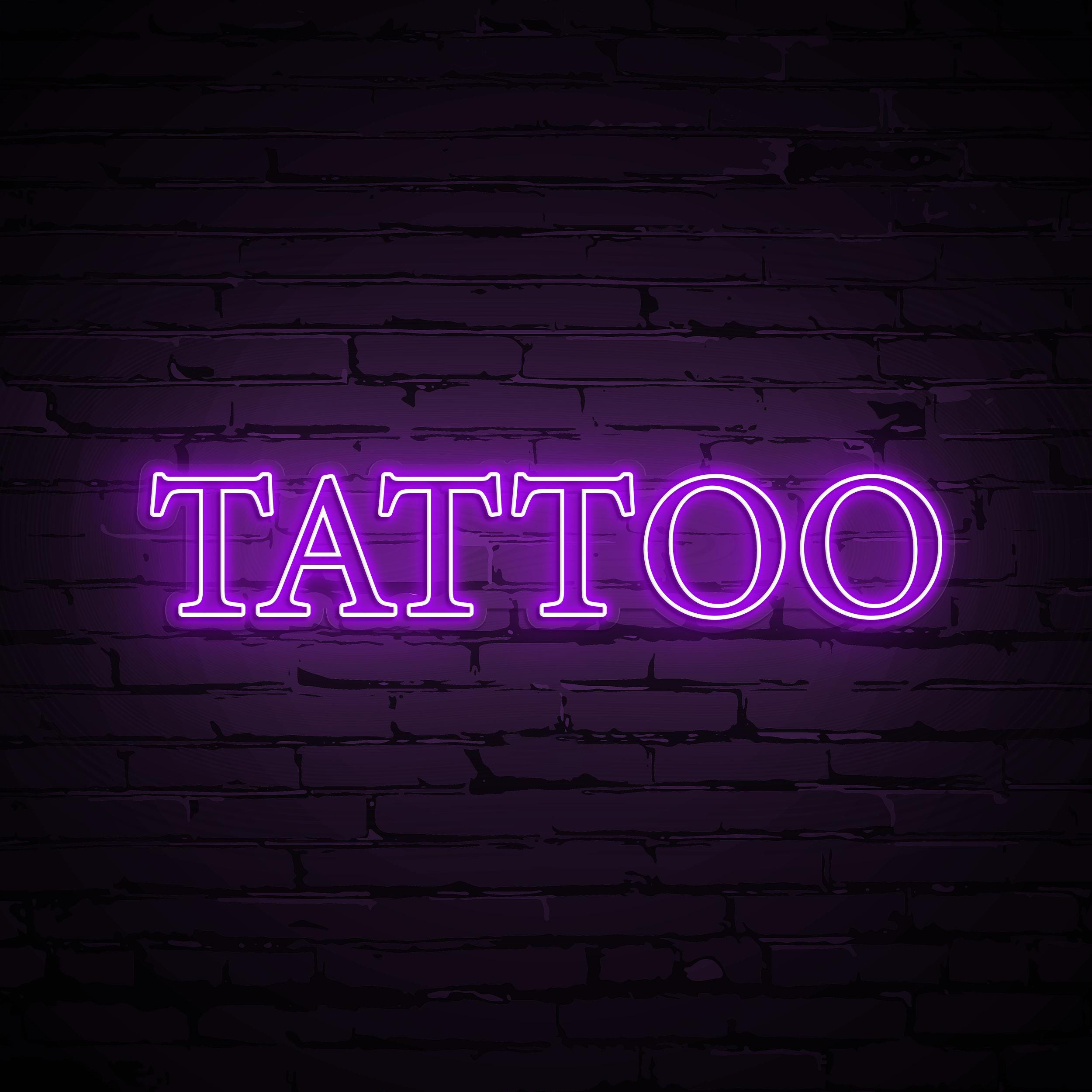 Tattoo Neon Sign, Tattoo LED Light, Tattoo LED Neon Art, Custom Tattoo Neon Sign, Tattoo Artist Room Wall Decor, Tattoo Studio Wall Decor